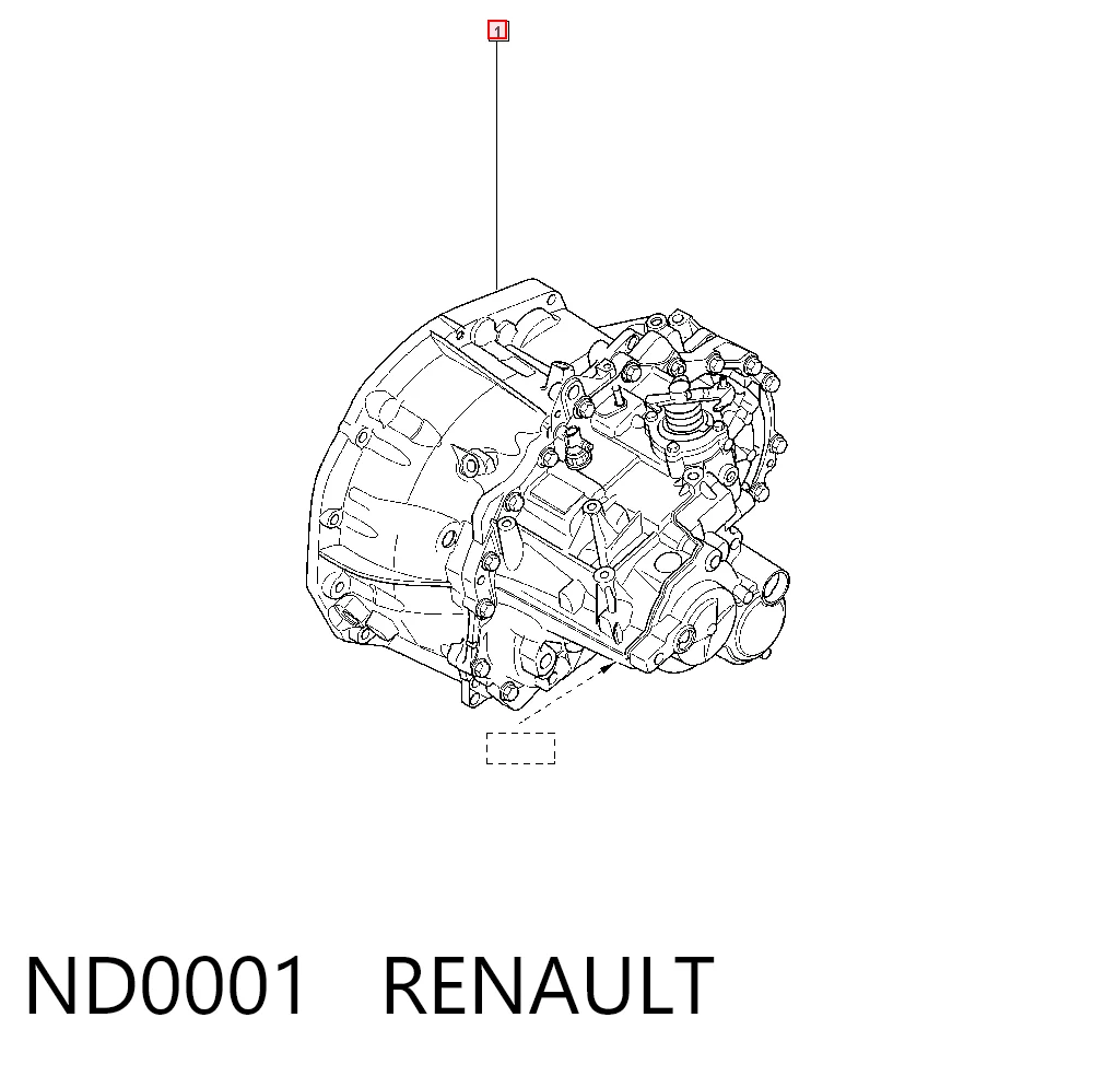 Do koszyka Mechaniczna skrzynia biegów w komplecie Renault Megane II LM0, LM1