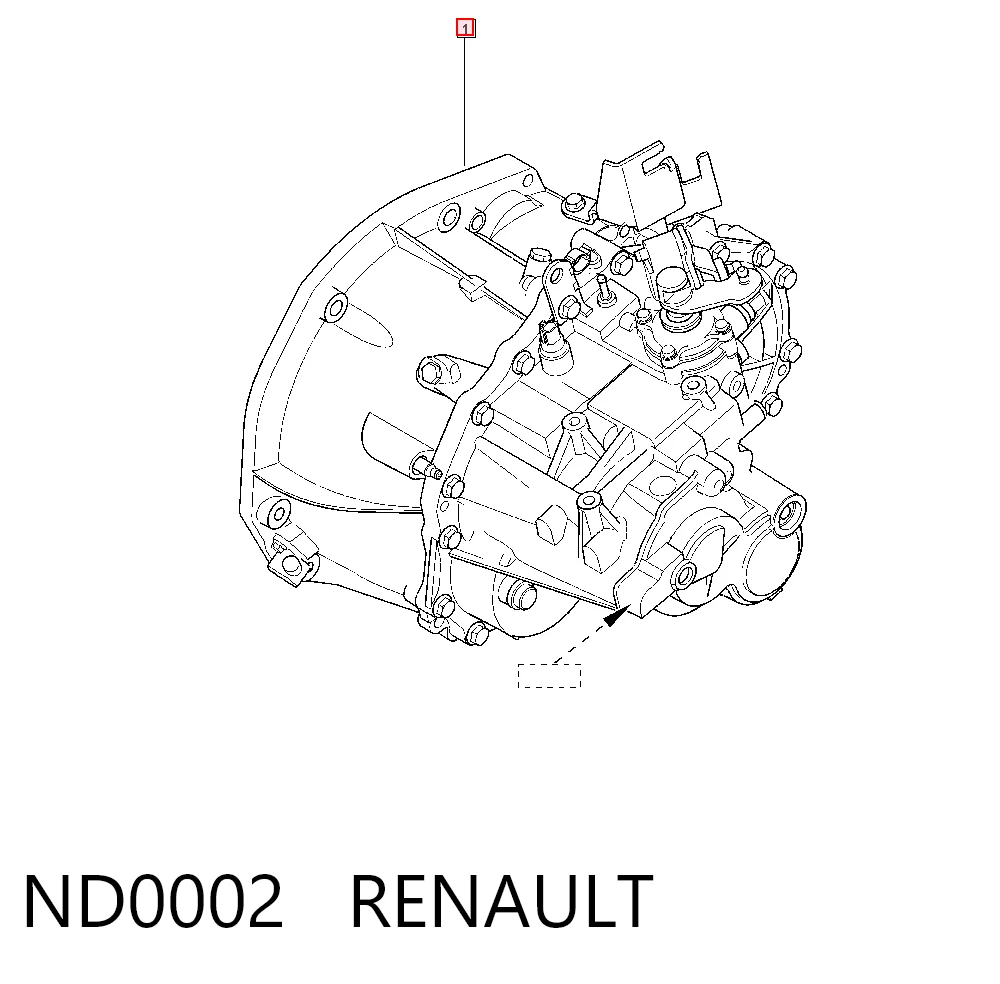 Mechaniczna skrzynia biegów w komplecie do Renault Scenic GRAND II JM0, JM1