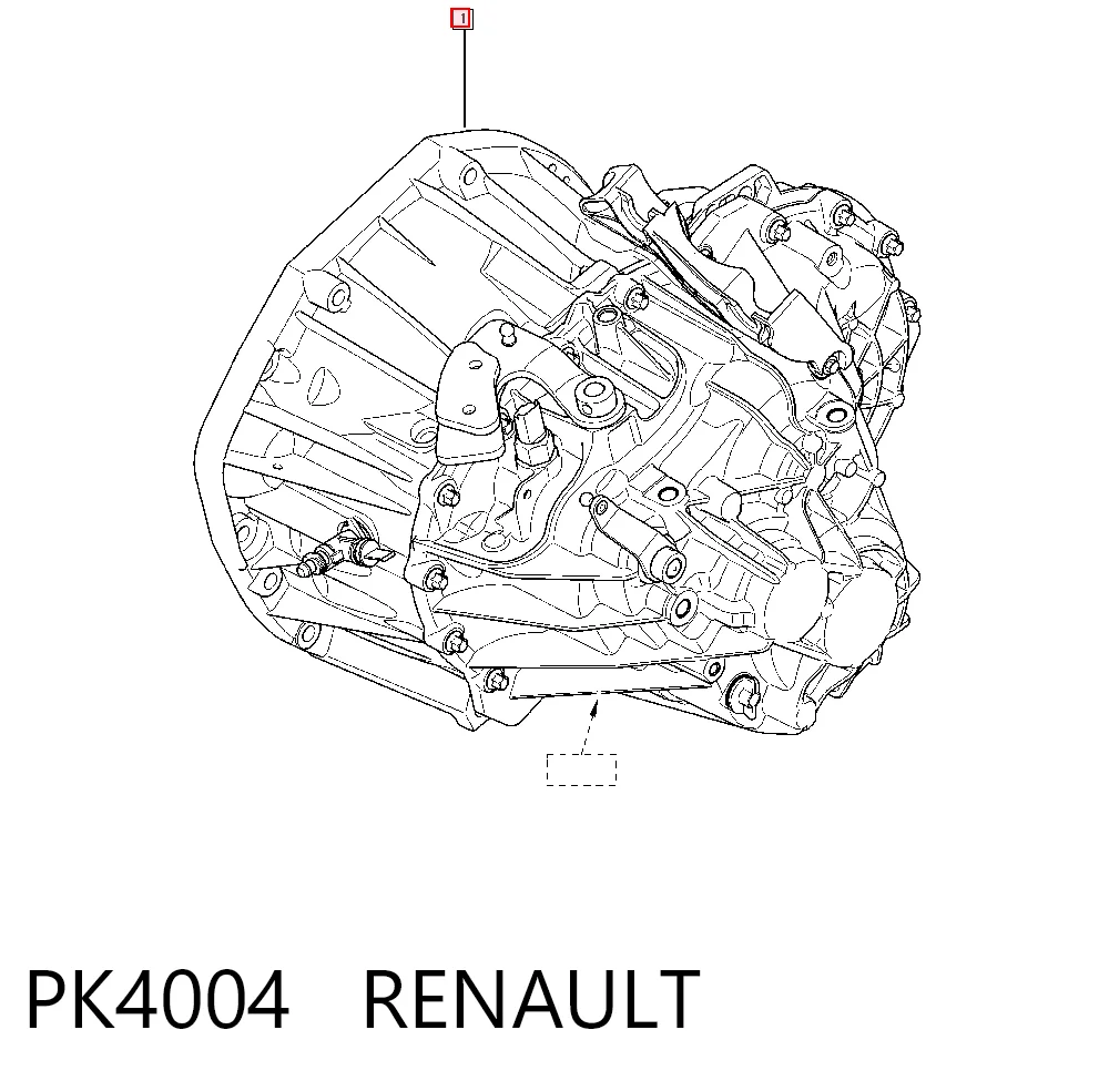 Do koszyka Mechaniczna skrzynia biegów w komplecie Renault Laguna III BT0, BT1