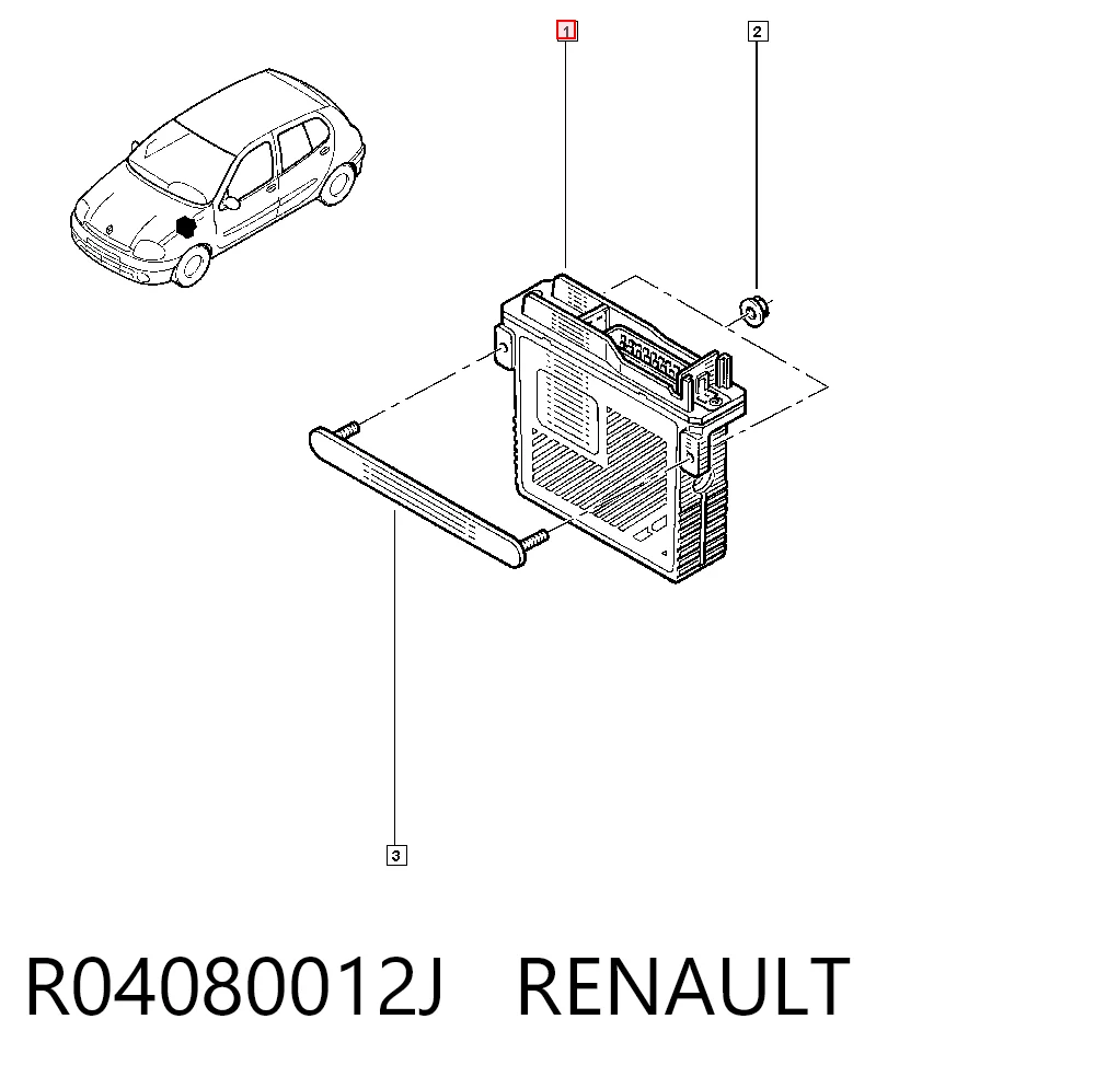 Sterownik silnika do Renault Kangoo I KC0, KC1