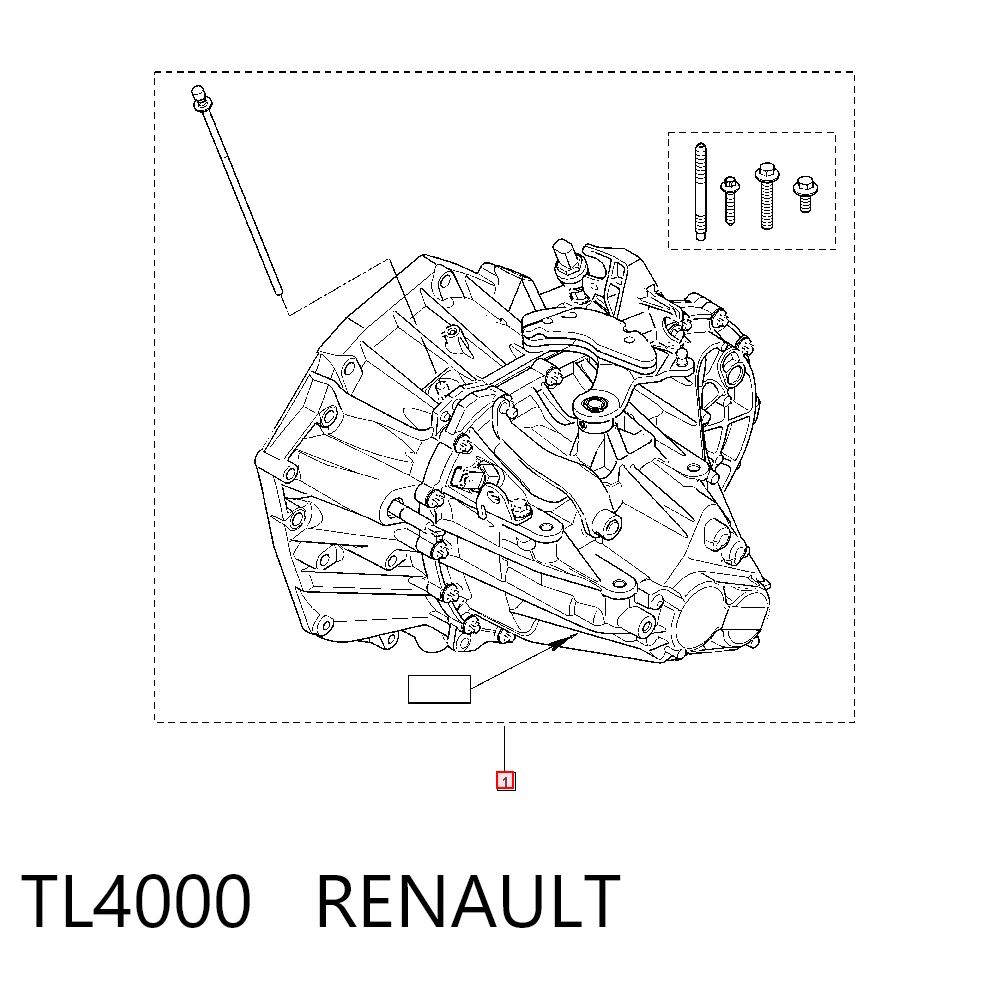 Mechaniczna skrzynia biegów w komplecie do Renault Scenic II JM0, JM1