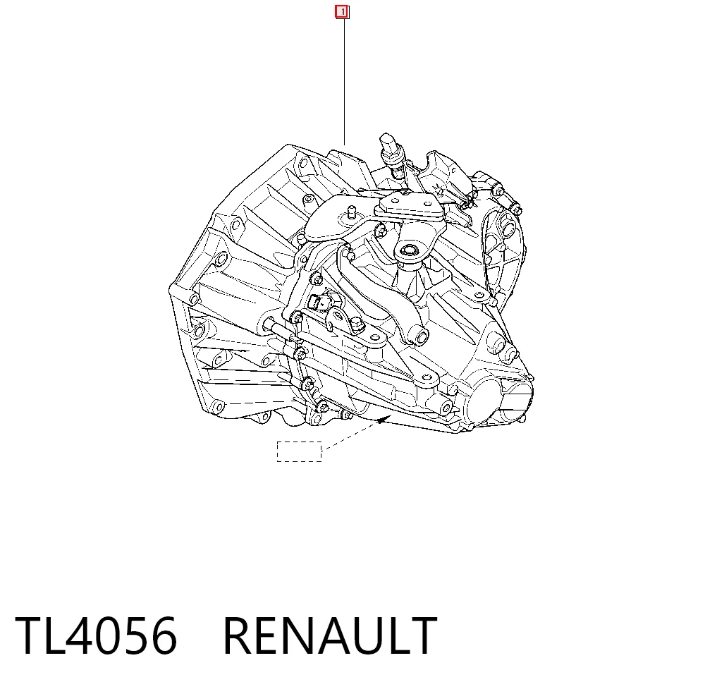  Mechaniczna skrzynia biegów w komplecie Renault Scenic 