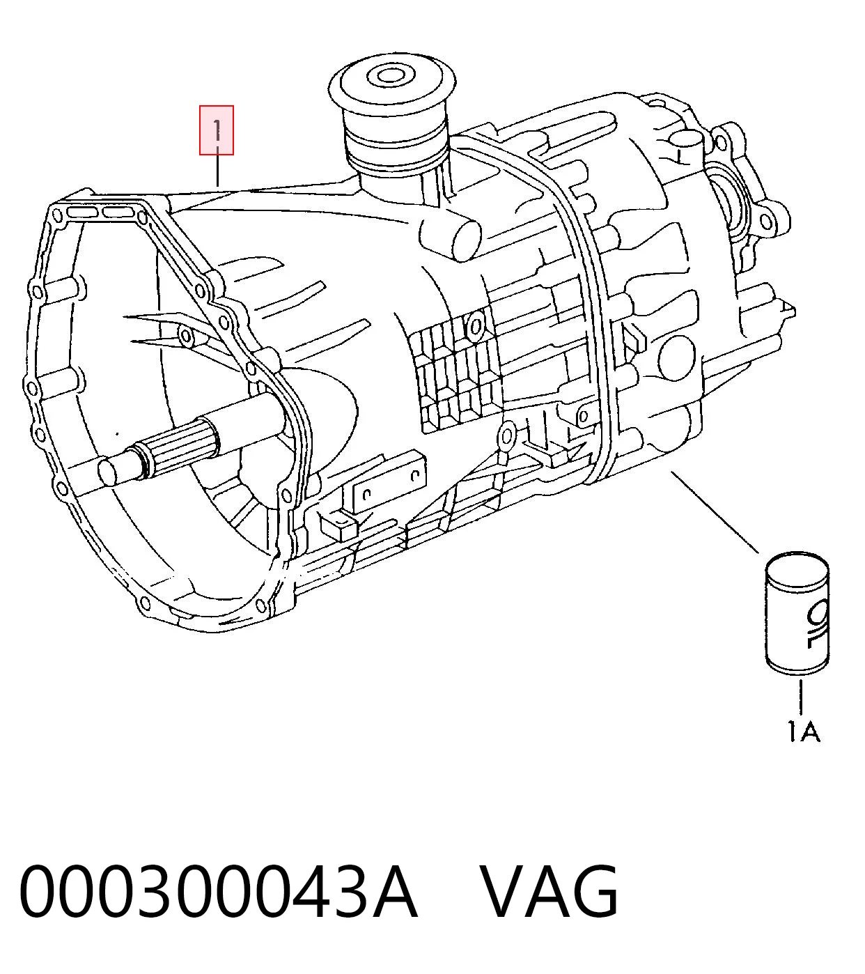 Mechaniczna skrzynia biegów w komplecie do Volkswagen LT 28-46 II 2DA, 2DD, 2DH