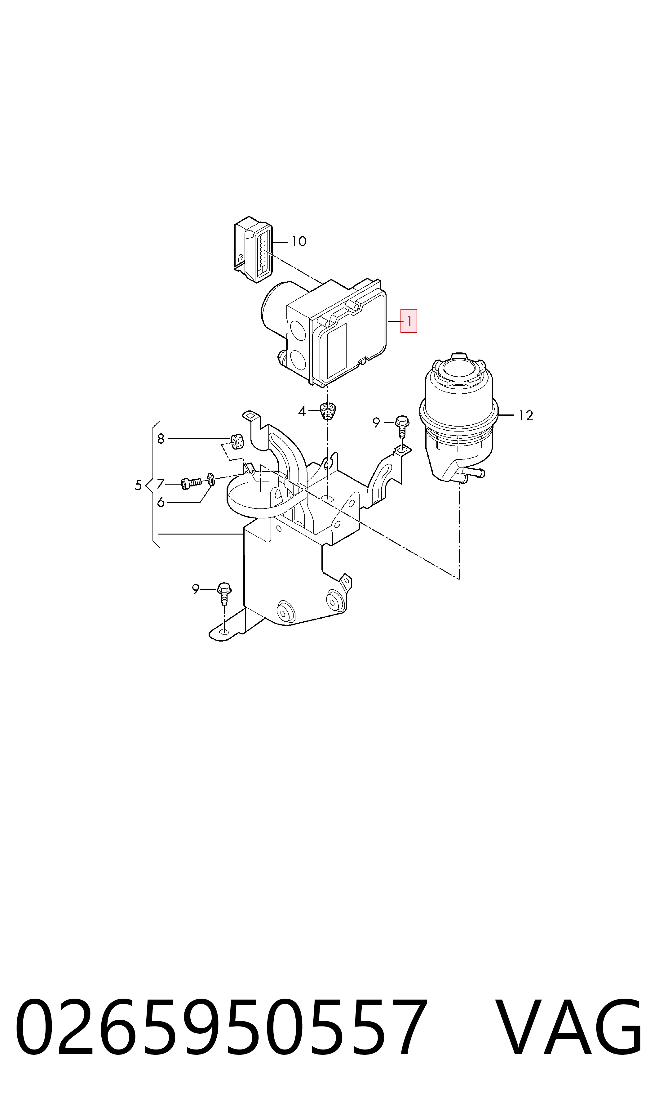 Sterownik ABS  hydrauliczny do Audi A6 C6 4F2