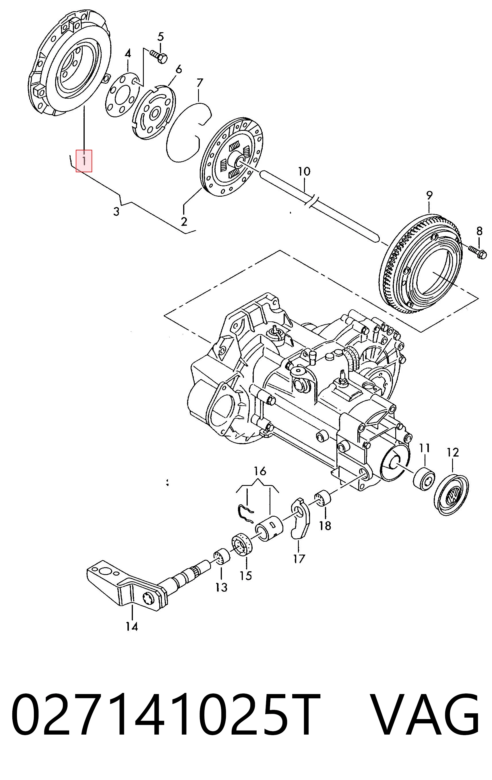 Docisk sprzęgła Seat Leon I