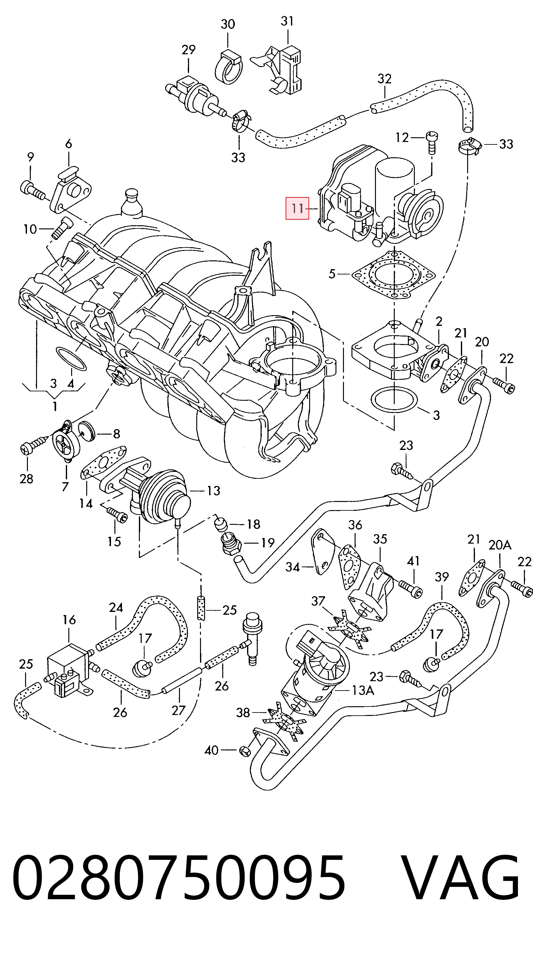 Przepustnica, komplet Volkswagen Polo III hatchback (6N2) (1999 - 2001) cena, od 41,44 USD