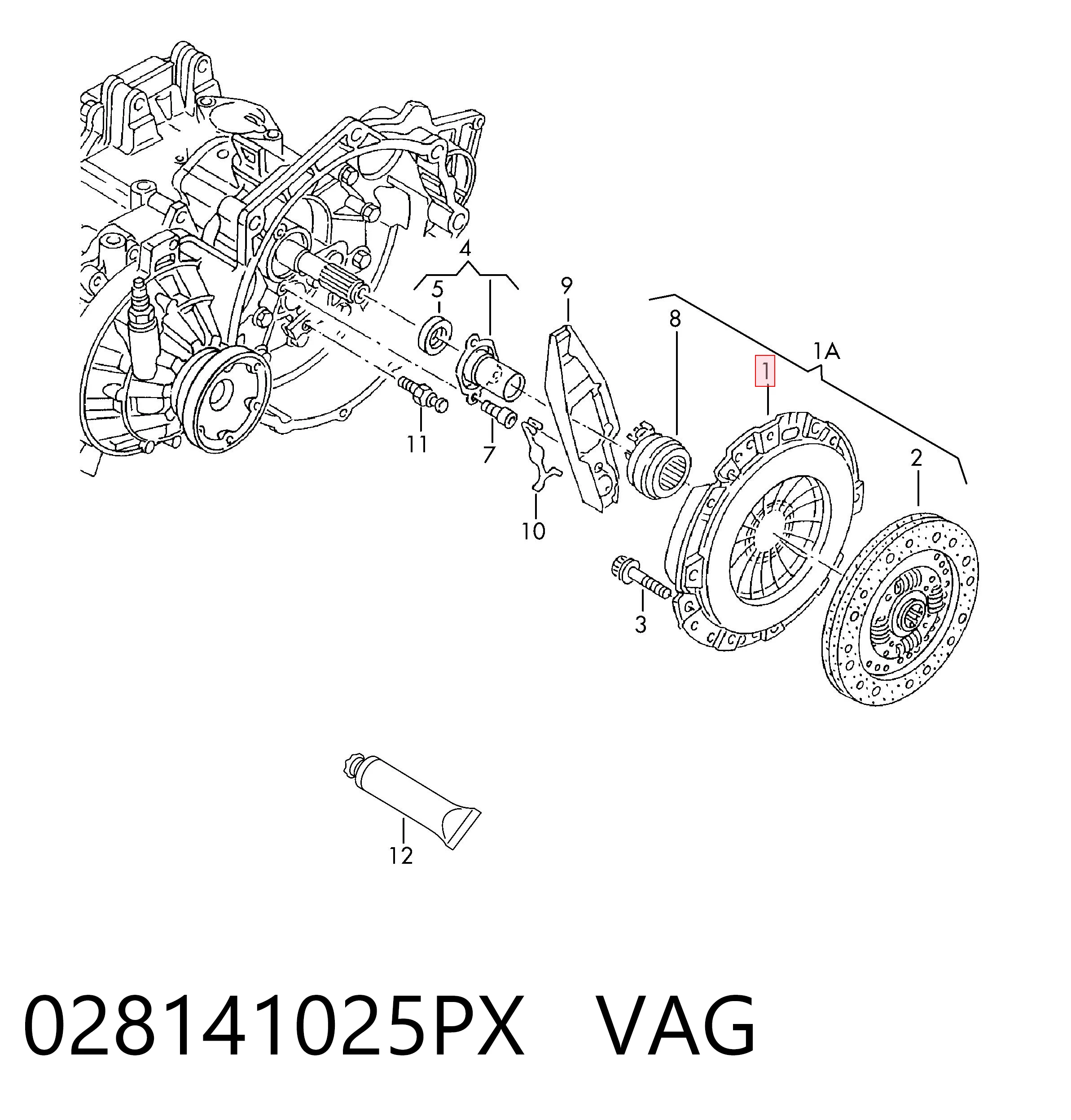 Docisk sprzęgła Seat Alhambra minivan (7V8, 7V9) (1996 - 2010) cena, od 63,86 USD