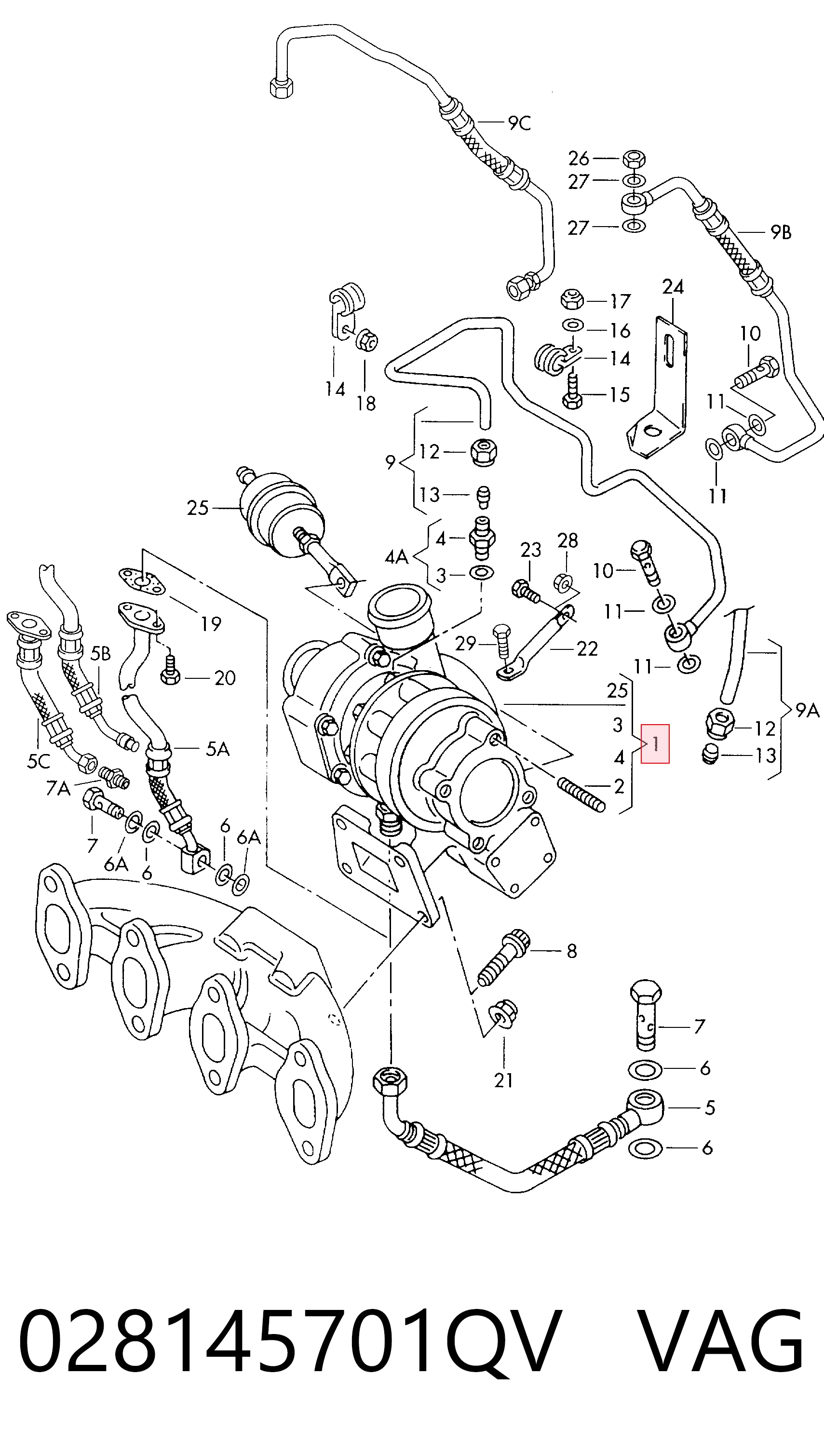 Turbina Volkswagen Caddy II