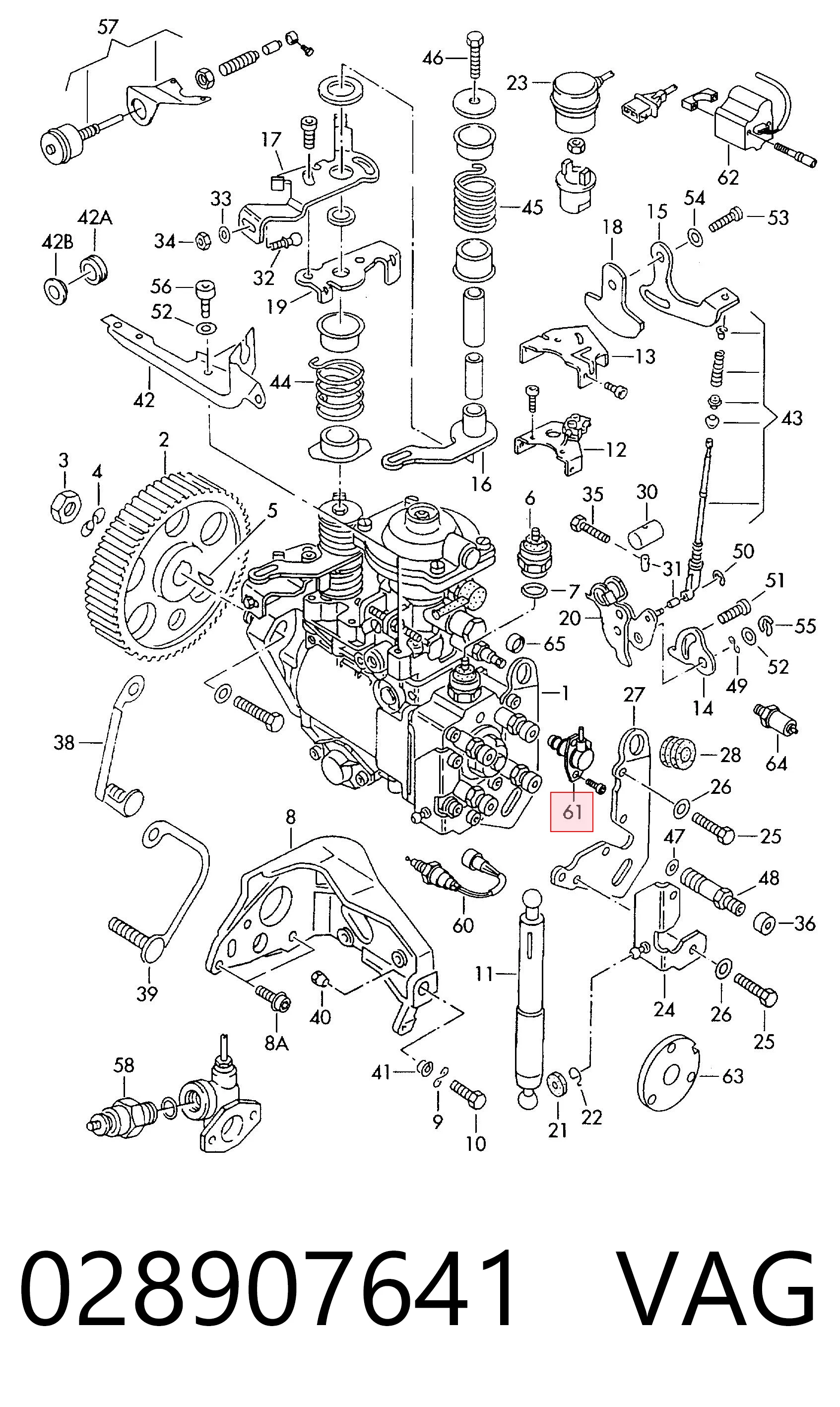 Kupić Zawór regulacji ciśnienia (zawór redukcyjny pompy wtryskowej) System Common-Rail Volkswagen Golf III 1H1 w dobrej cenie