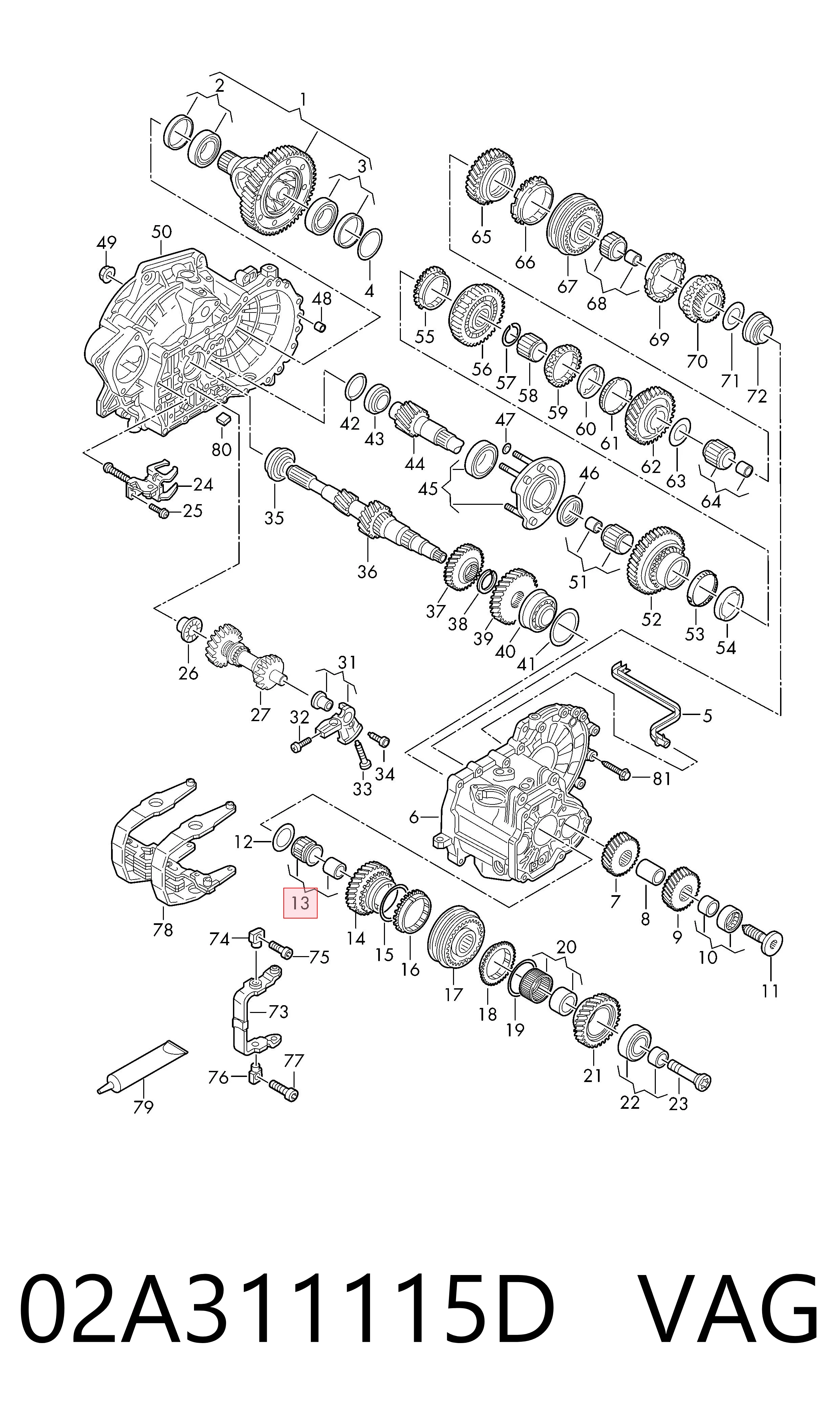 02A311115D VAG