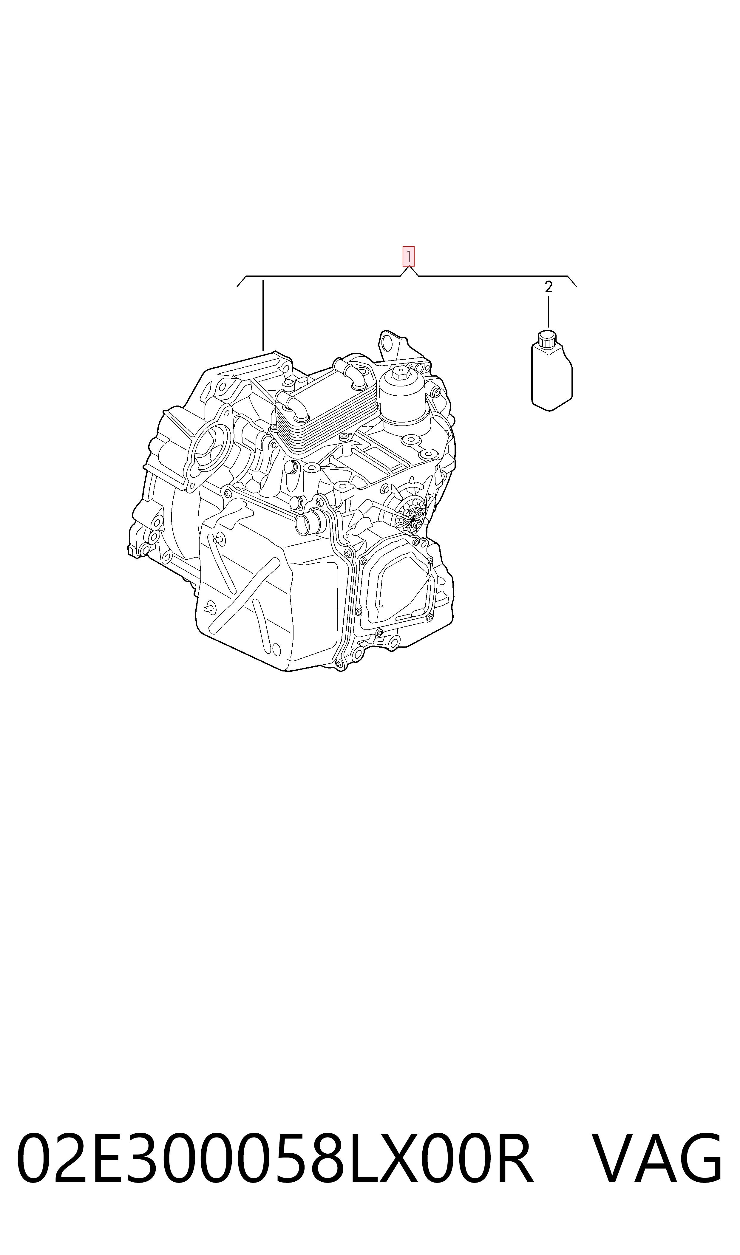 Automatyczna skrzynia biegów, kompletna do Volkswagen Passat B7 362