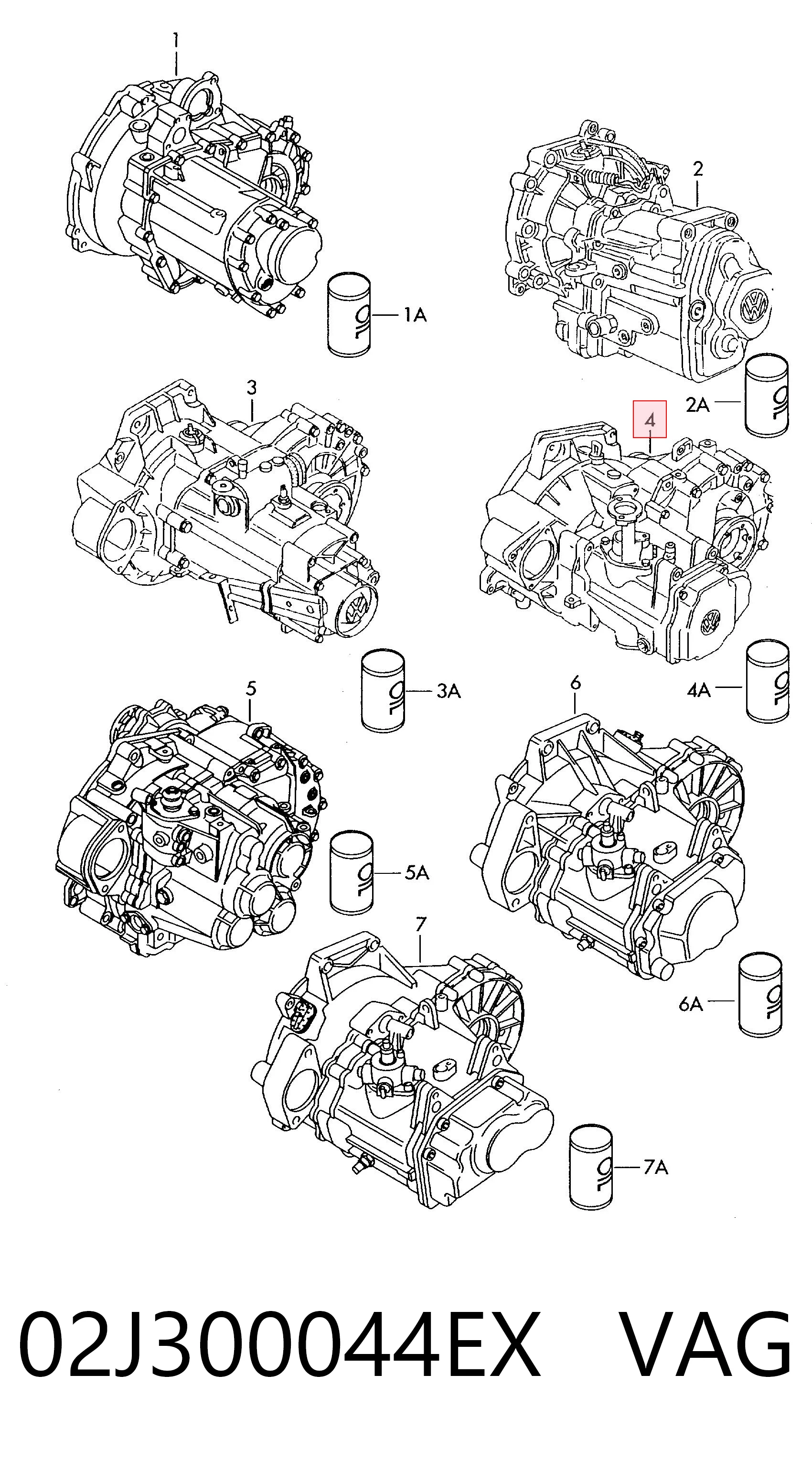 02J300044EX VAG