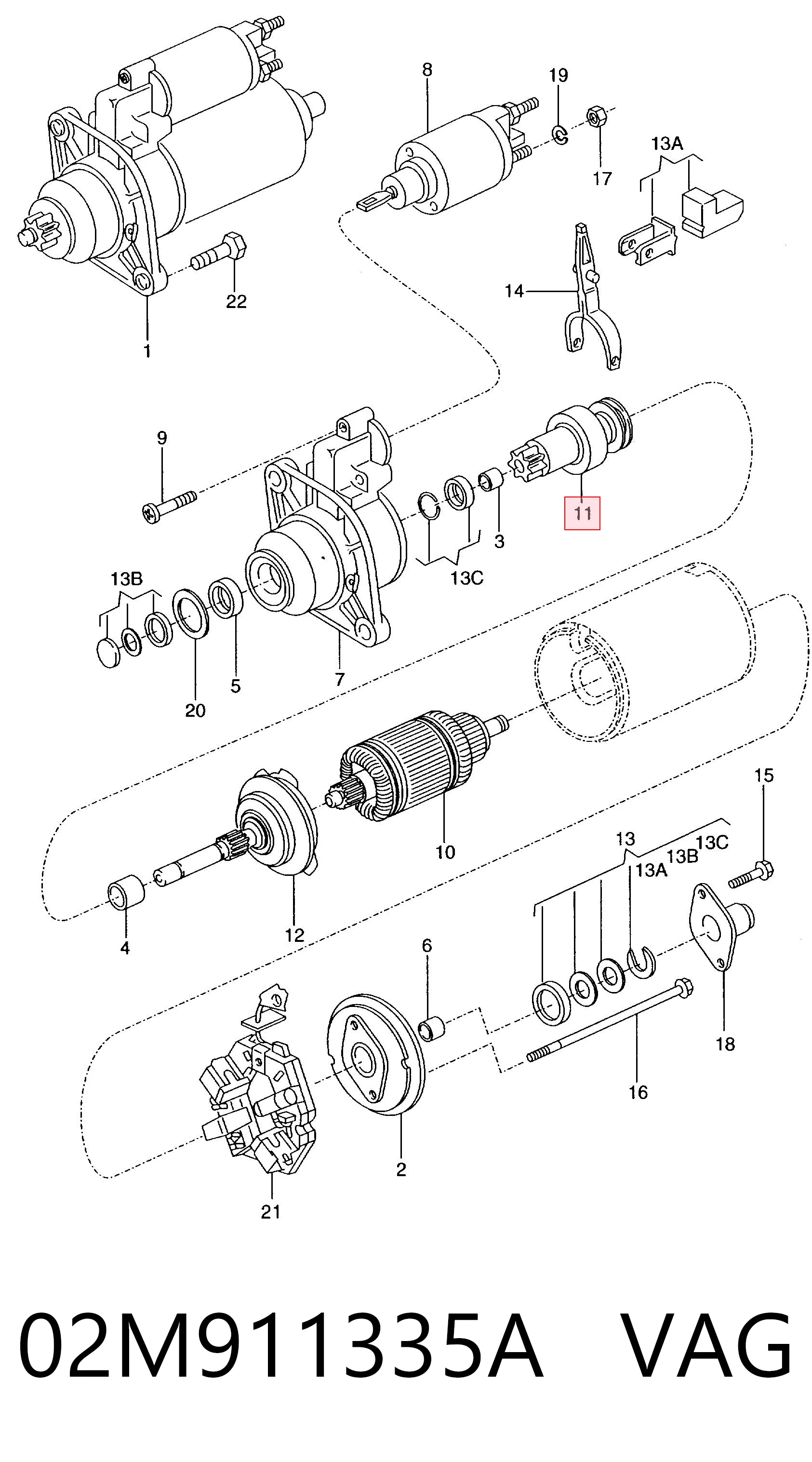 02M911335A VAG