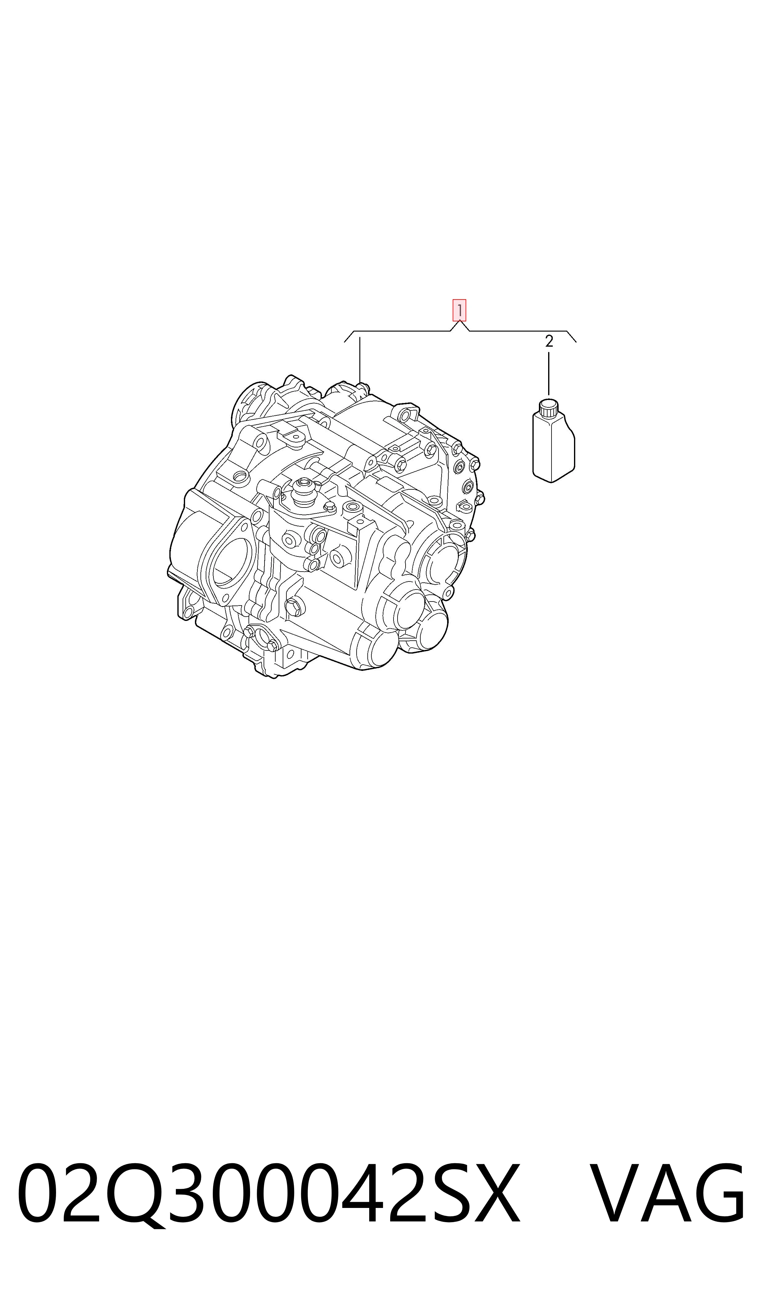 Mechaniczna skrzynia biegów w komplecie do Volkswagen Golf VI 5K1