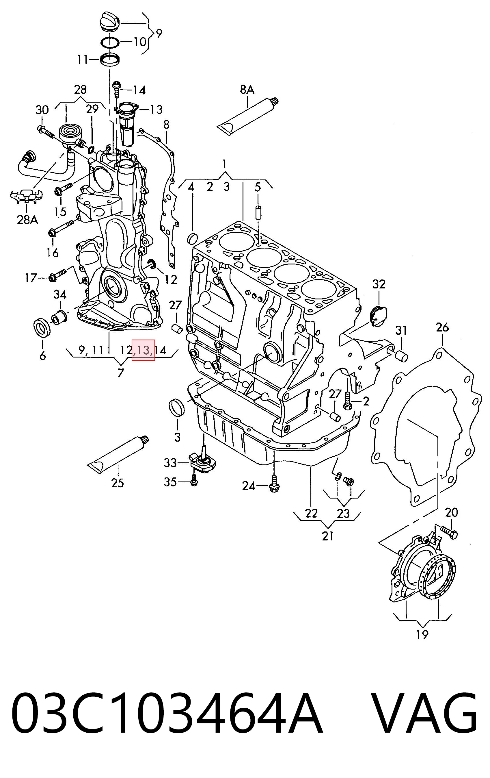 03C103464A VAG