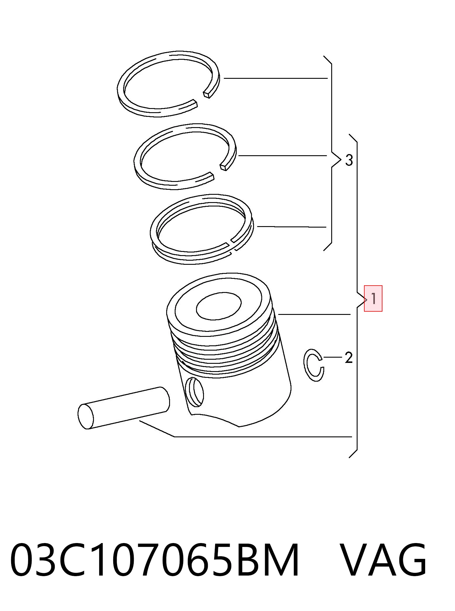 03C107065BM VAG