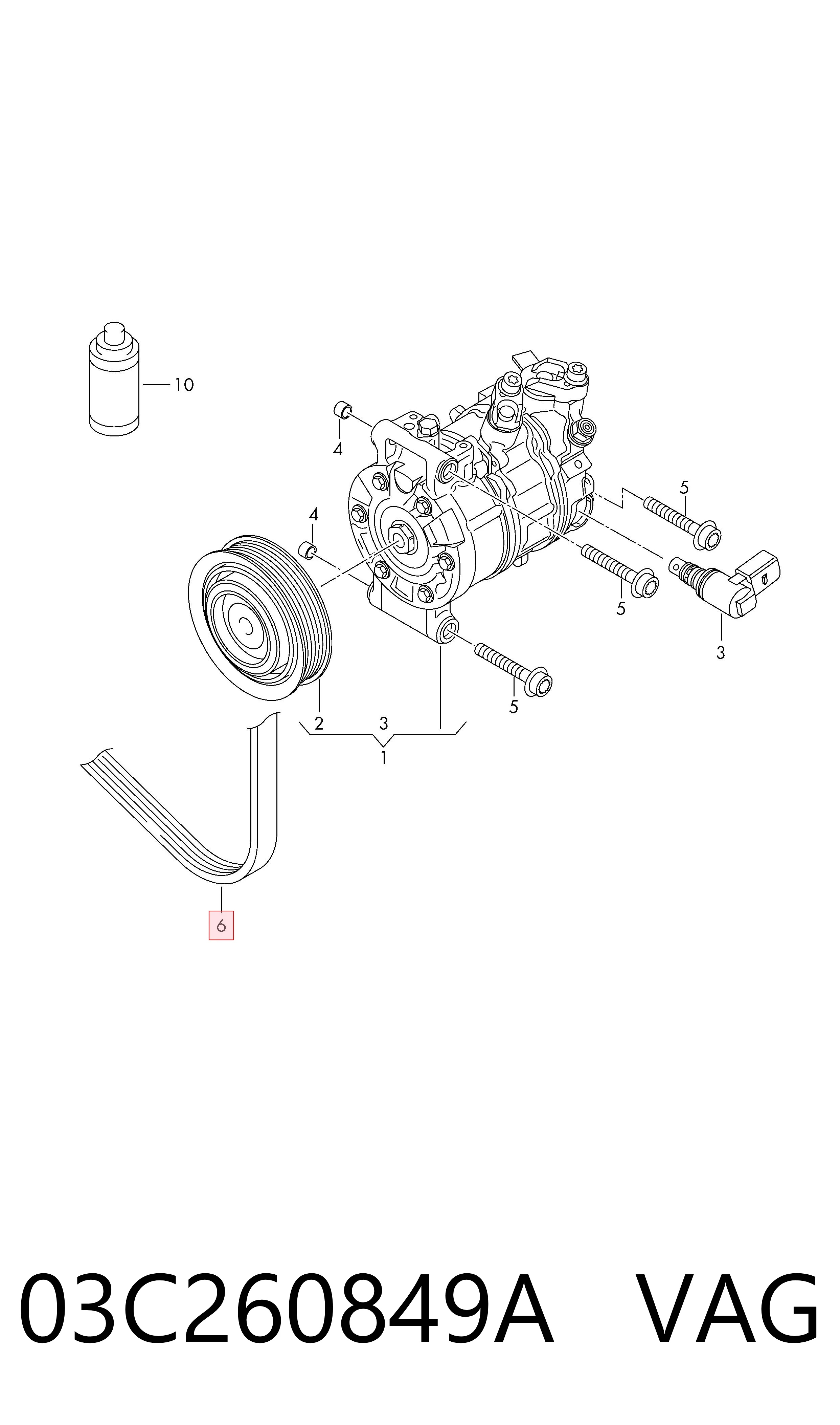 03C260849A VAG
