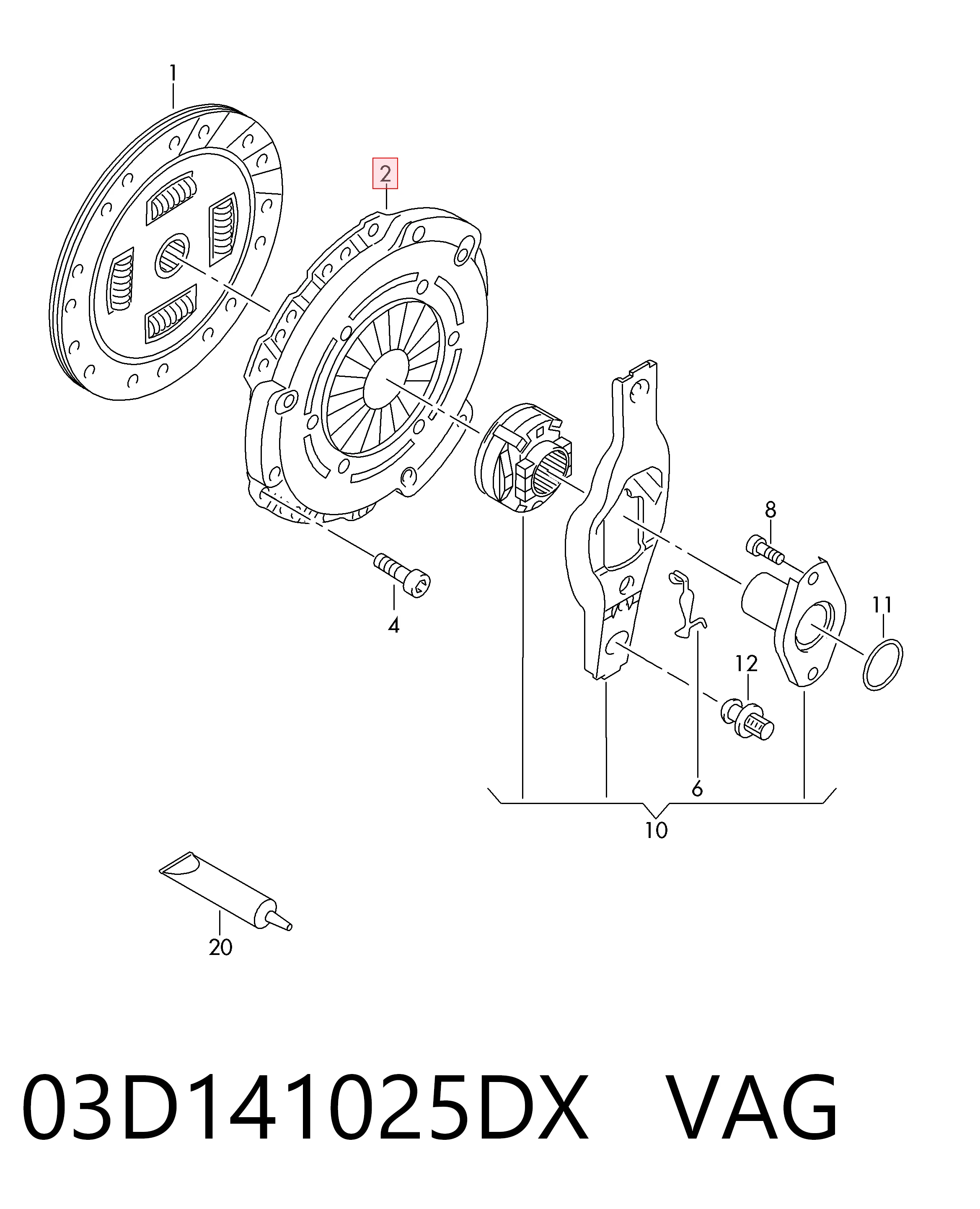 03D141025DX VAG