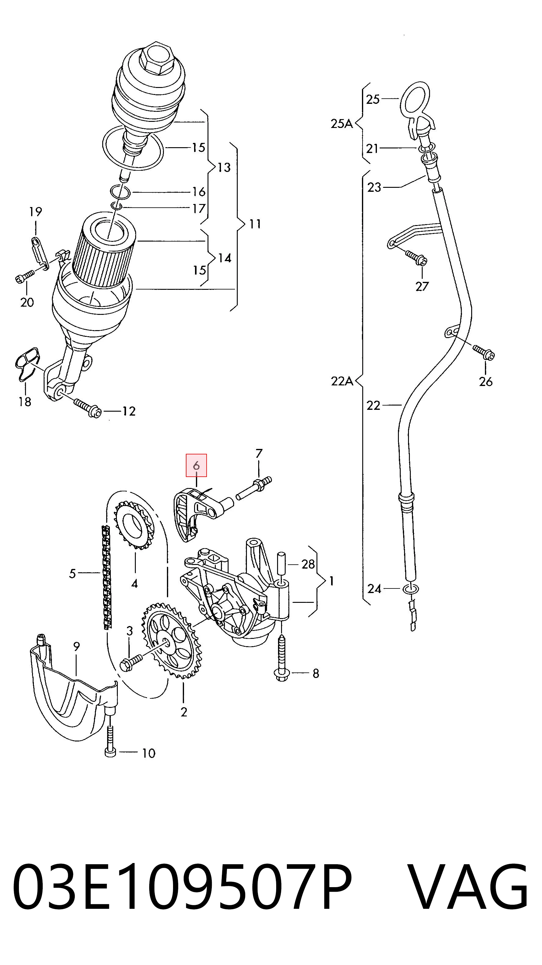 03E109507P VAG