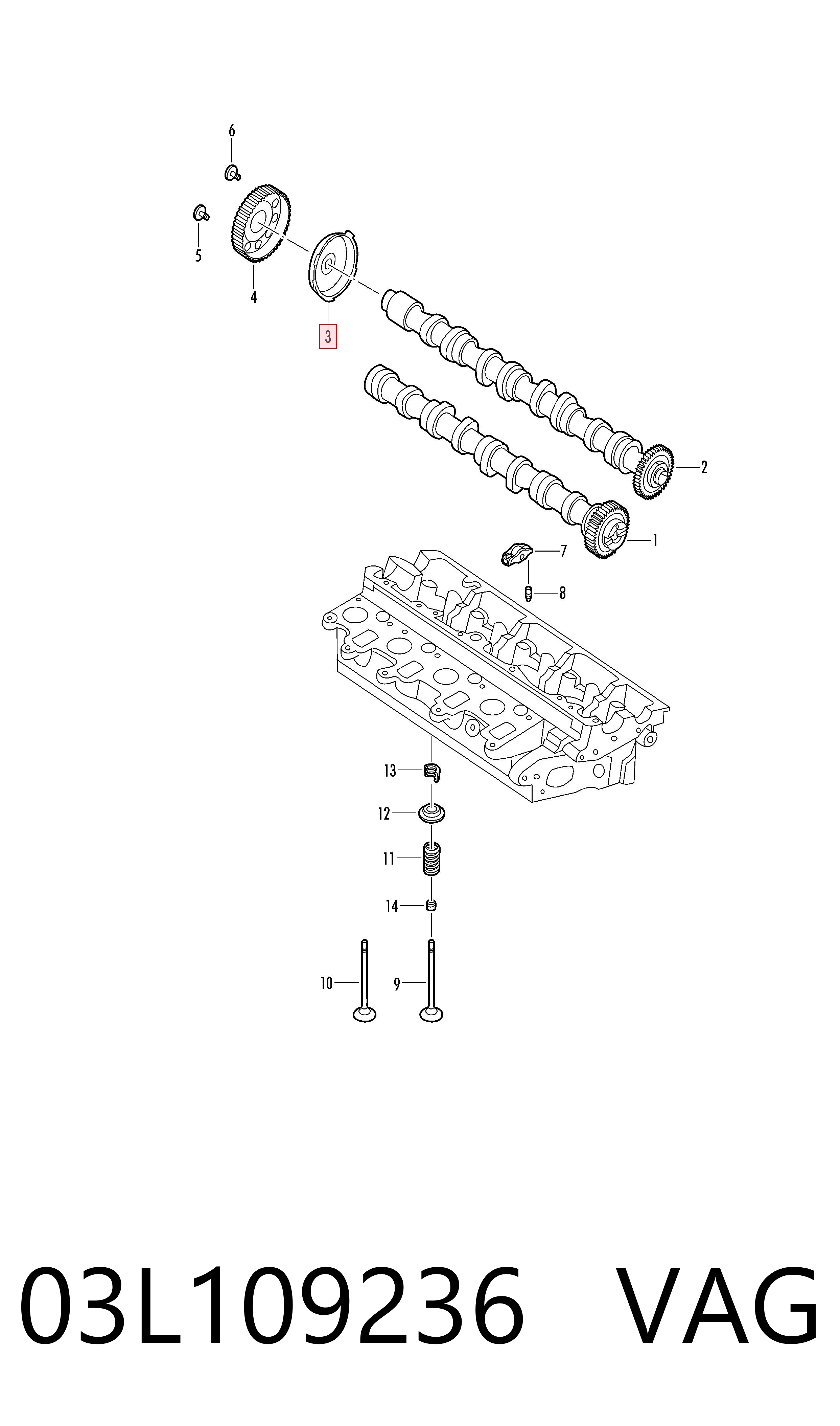 VAG 03L109236