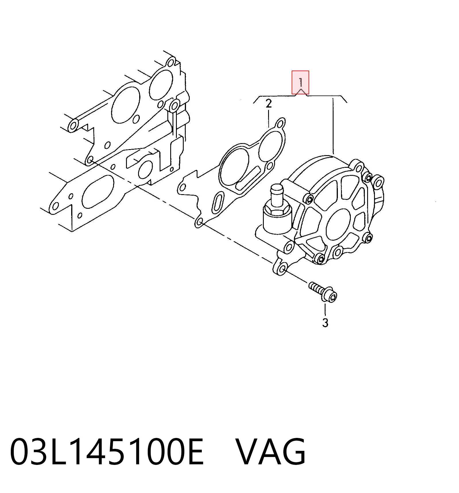  Pompa podciśnienia Volkswagen AMAROK 