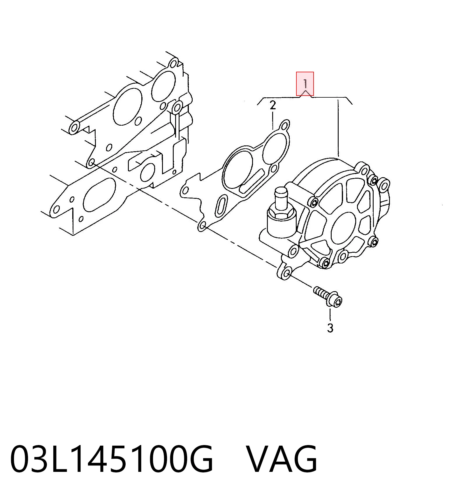 03L145100G VAG Pompa podciśnienia