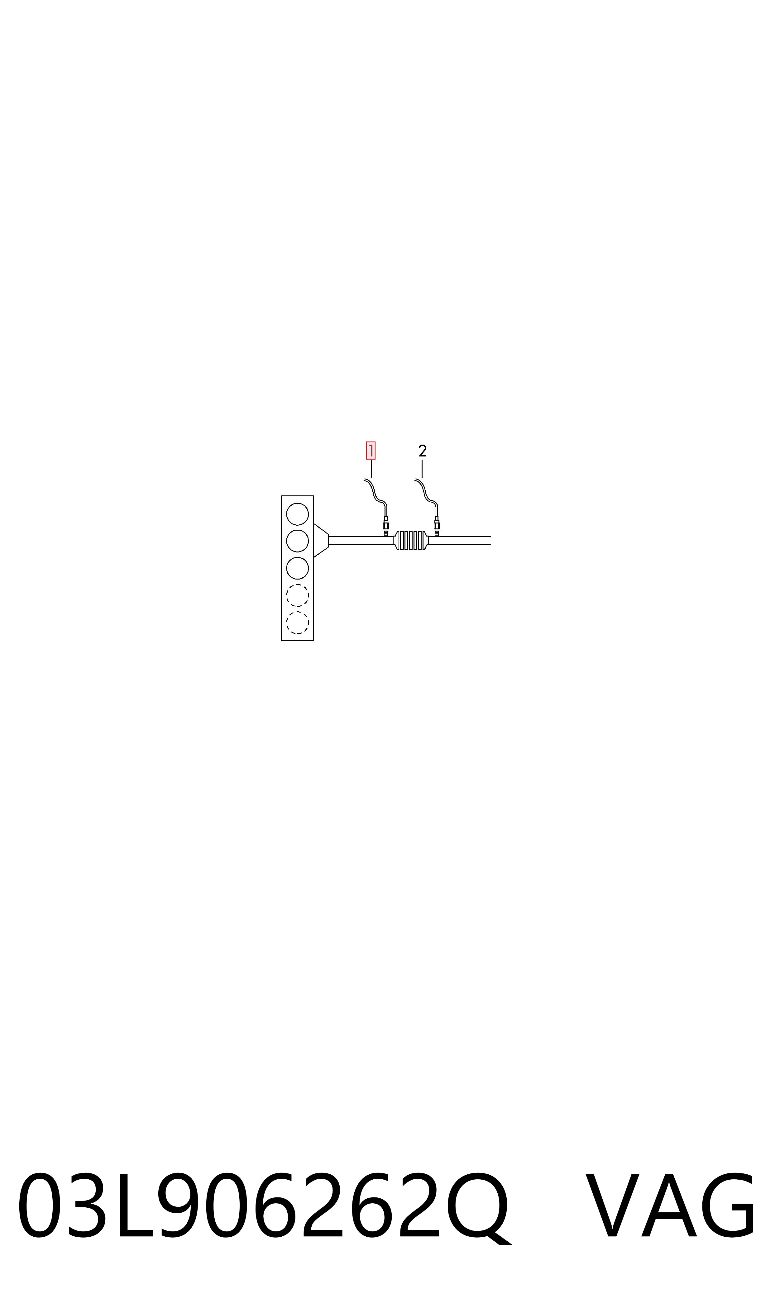 Sonda lambda czujnik tlenu przed katalizatorem VAG 03L906262Q cena, od 99,99 USD