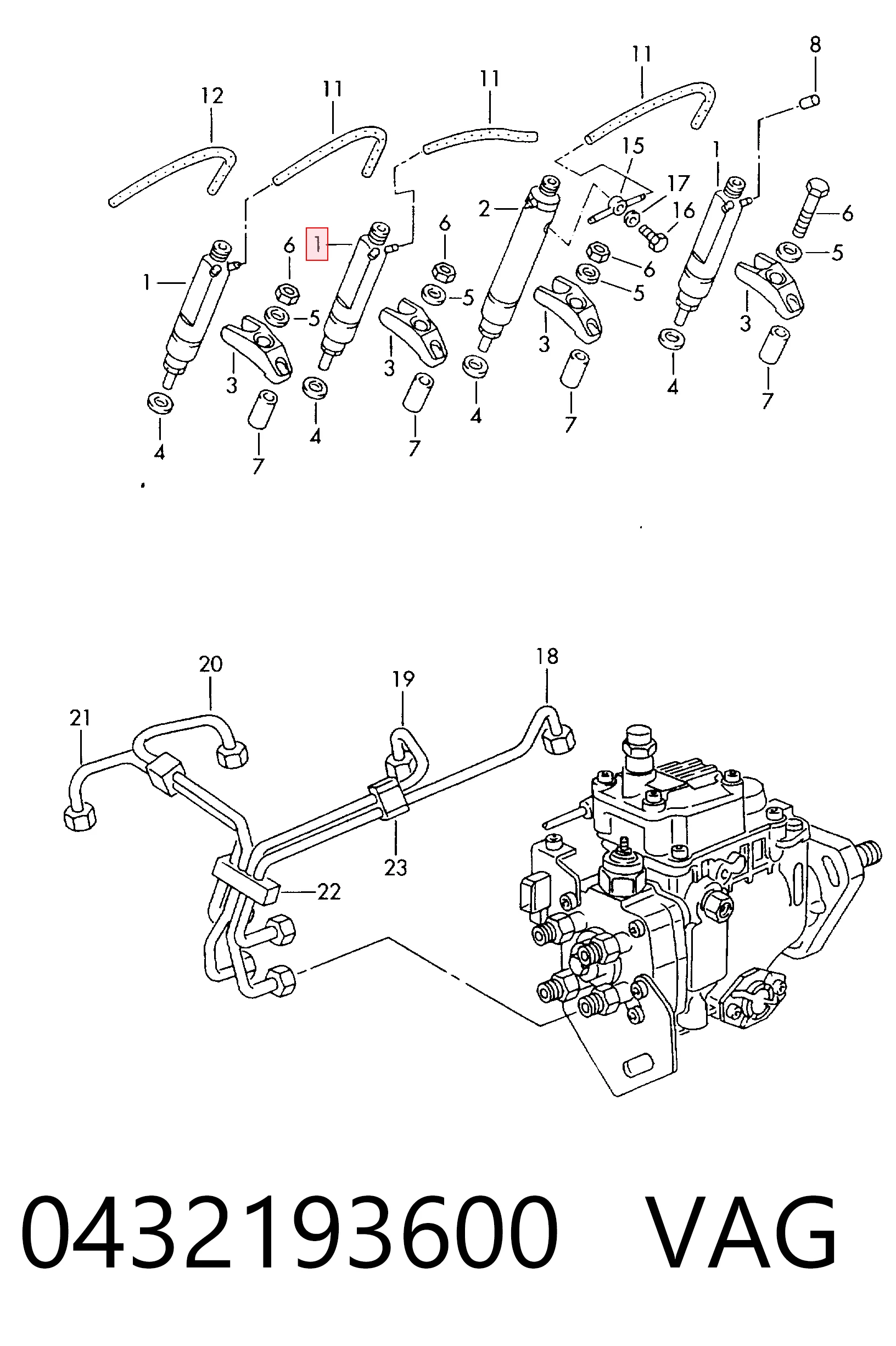 Wtryskiwacz paliwa Volkswagen Polo III sedana (6KV2) (1995 - 2001) cena, od 27,29 USD