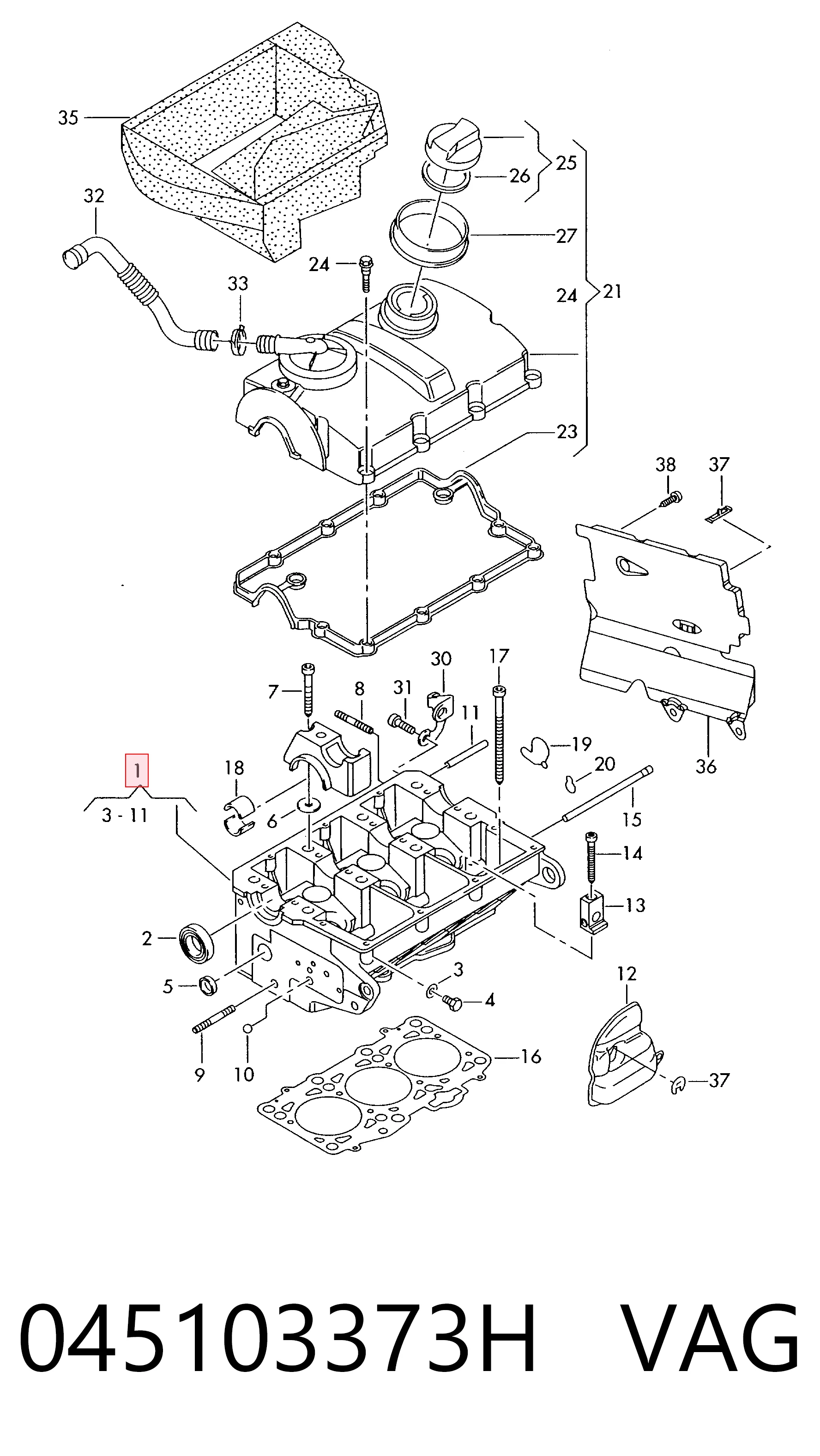 Głowica cylindrów do Audi A2  8Z0