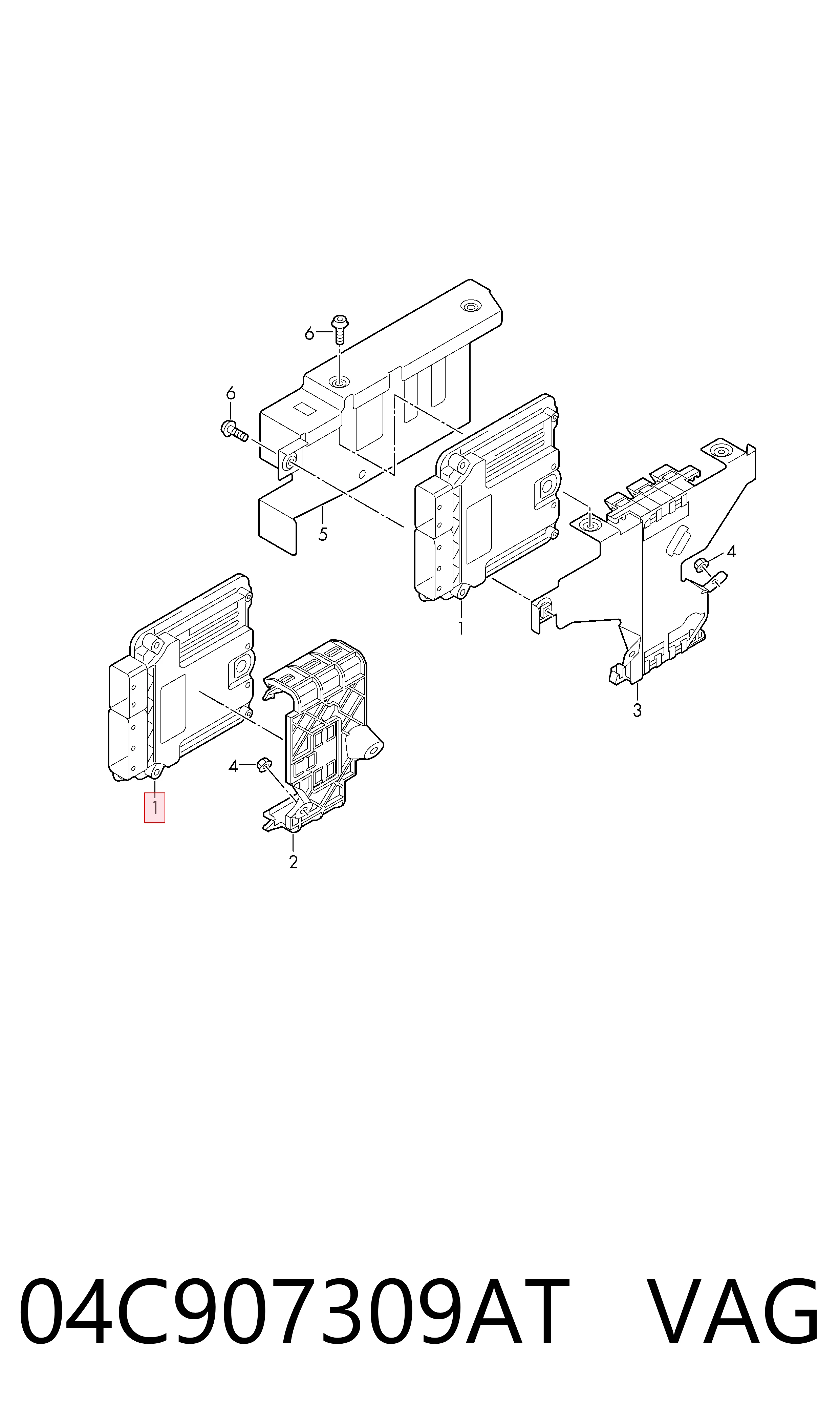 Sterownik silnika do Seat Ibiza V KJ1, KJG