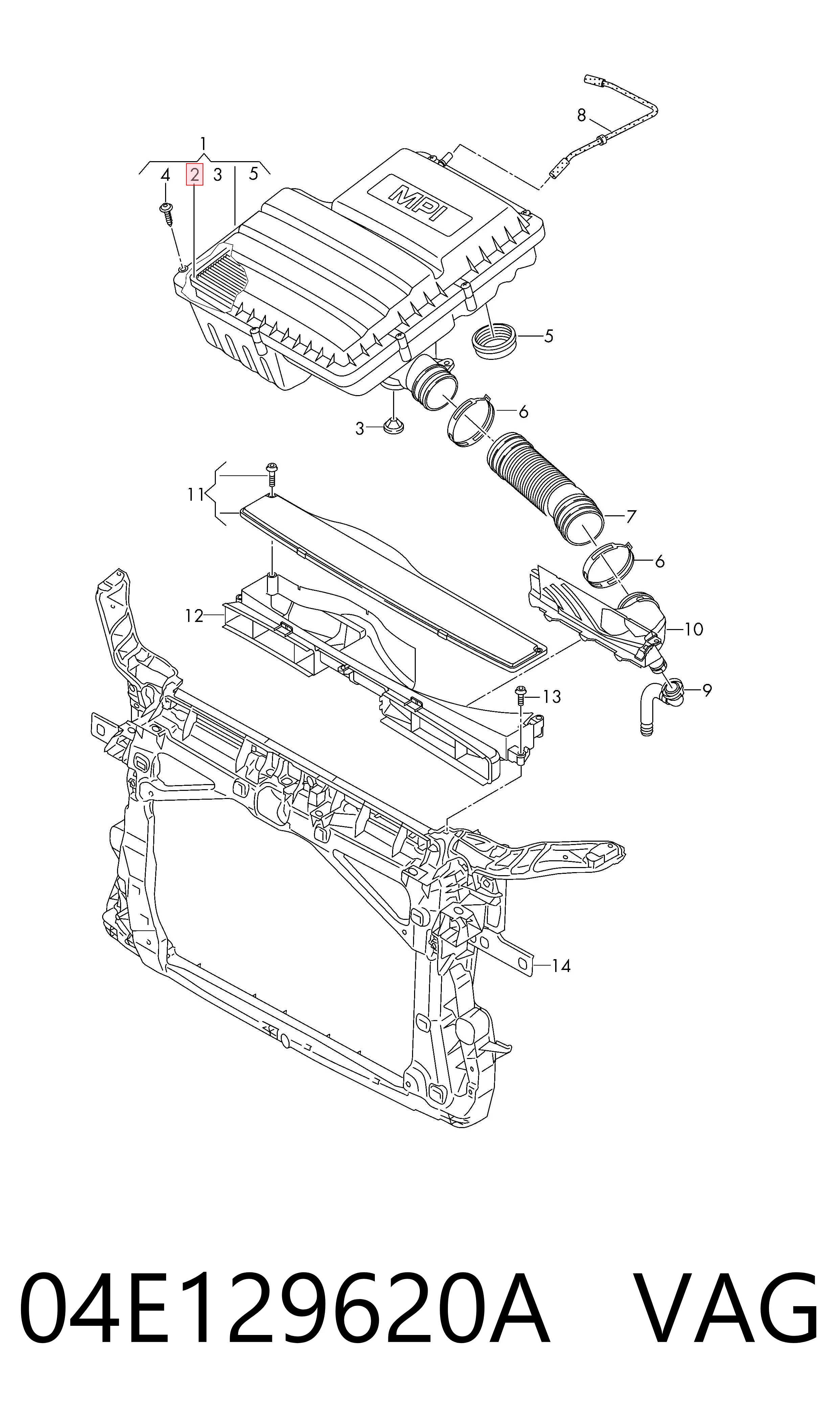  VAG 04E129620A