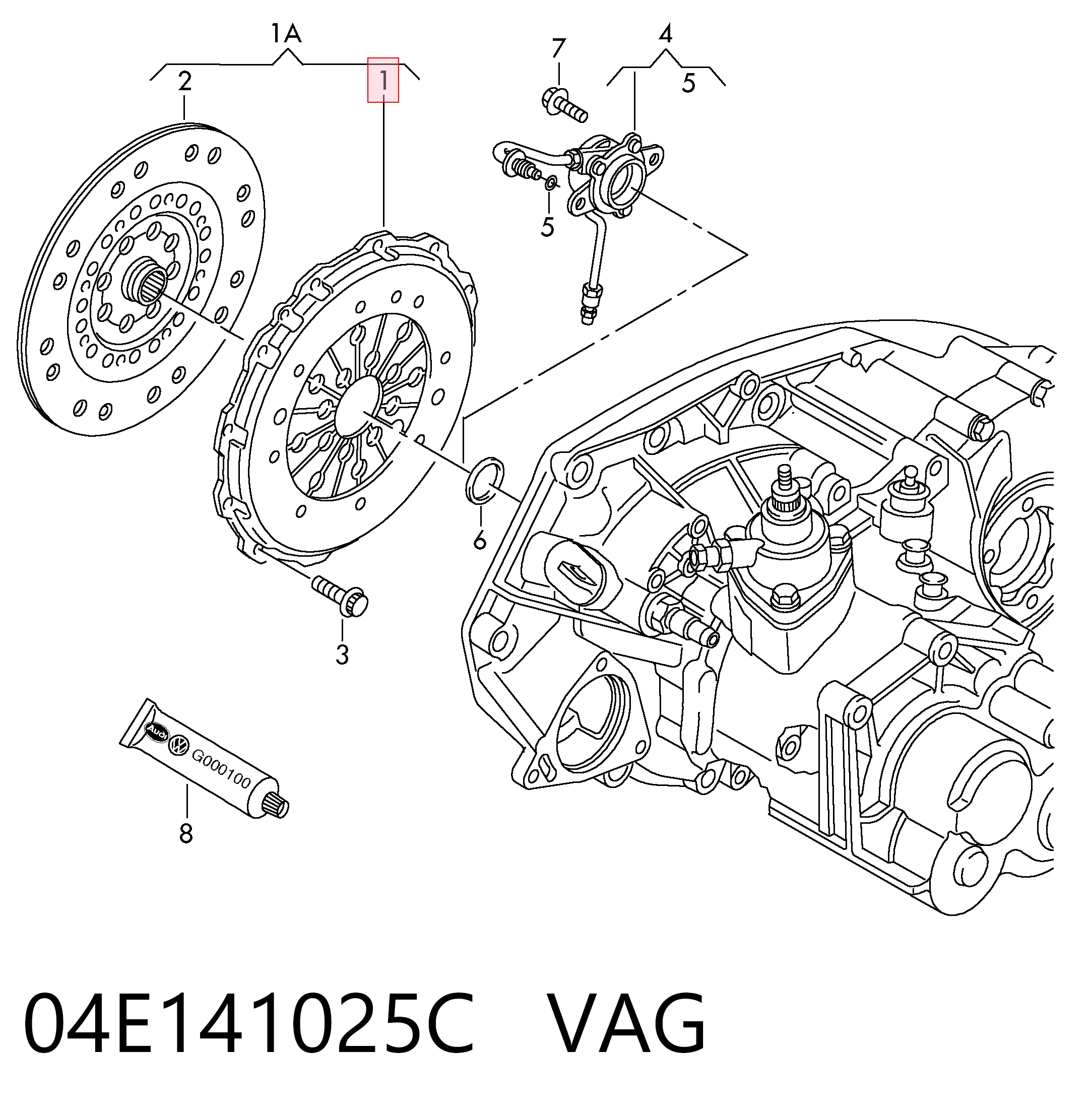 Docisk sprzęgła do Ford Galaxy I VY WGR