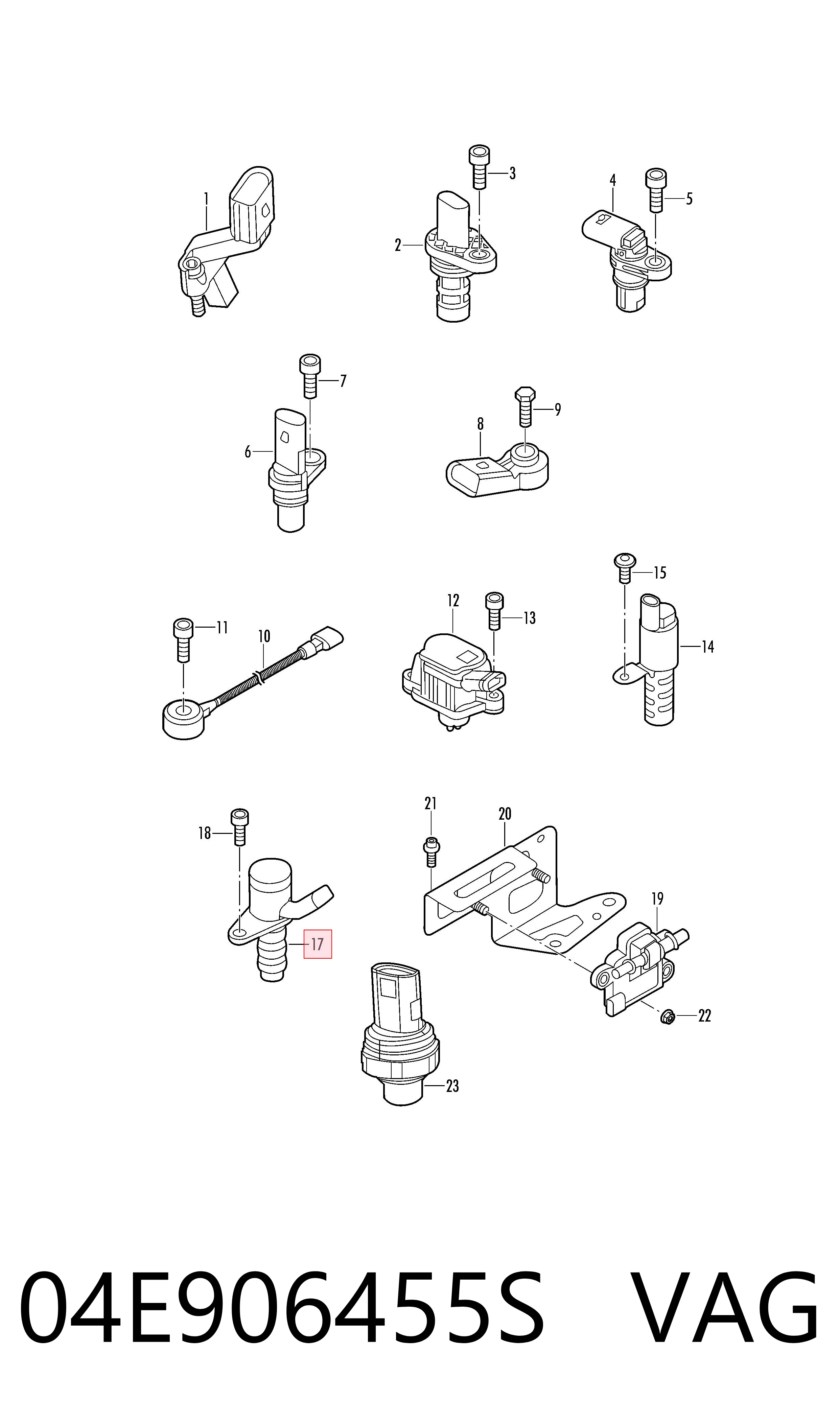  VAG 04E906455S cena, od 112,37 USD