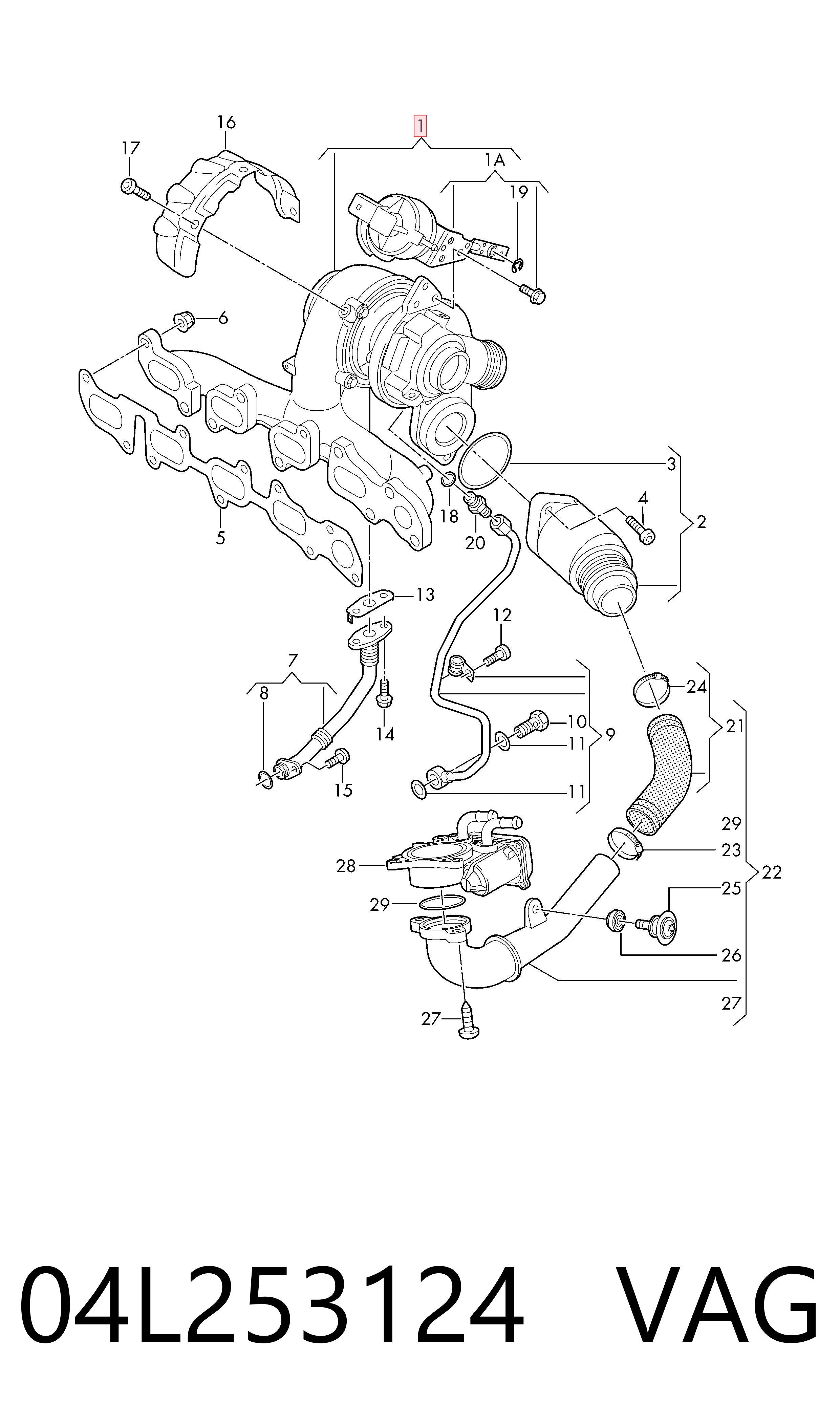 04L253124 VAG Turbina