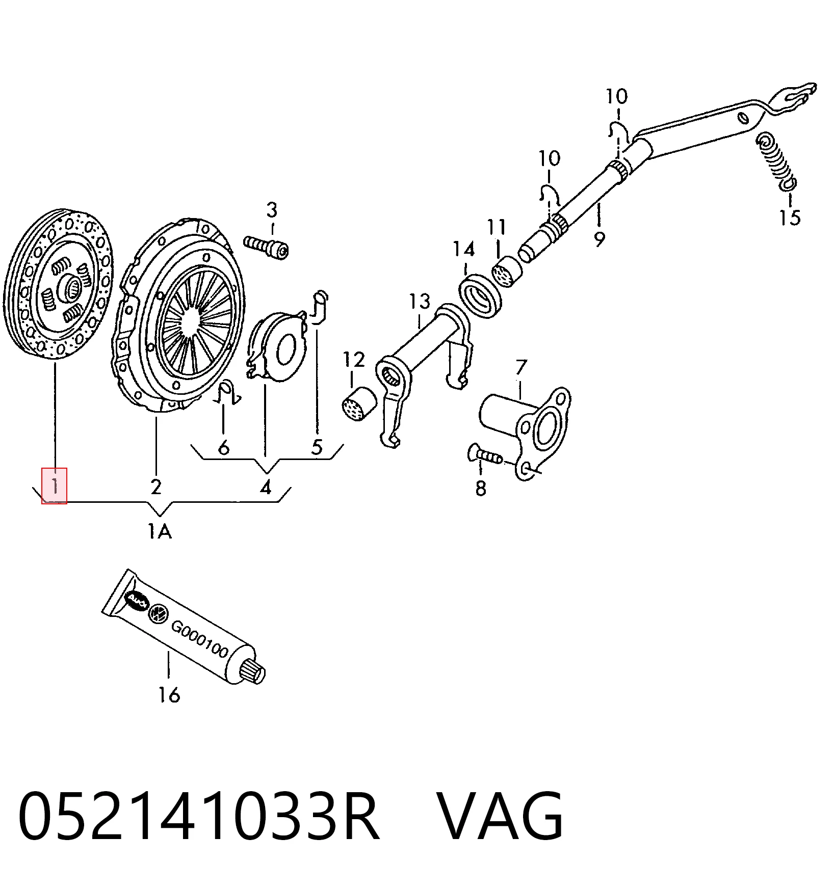 Tarcza sprzęgła Volkswagen Passat B2 kombi (32B) (1980 - 1988) cena, od 47,22 USD