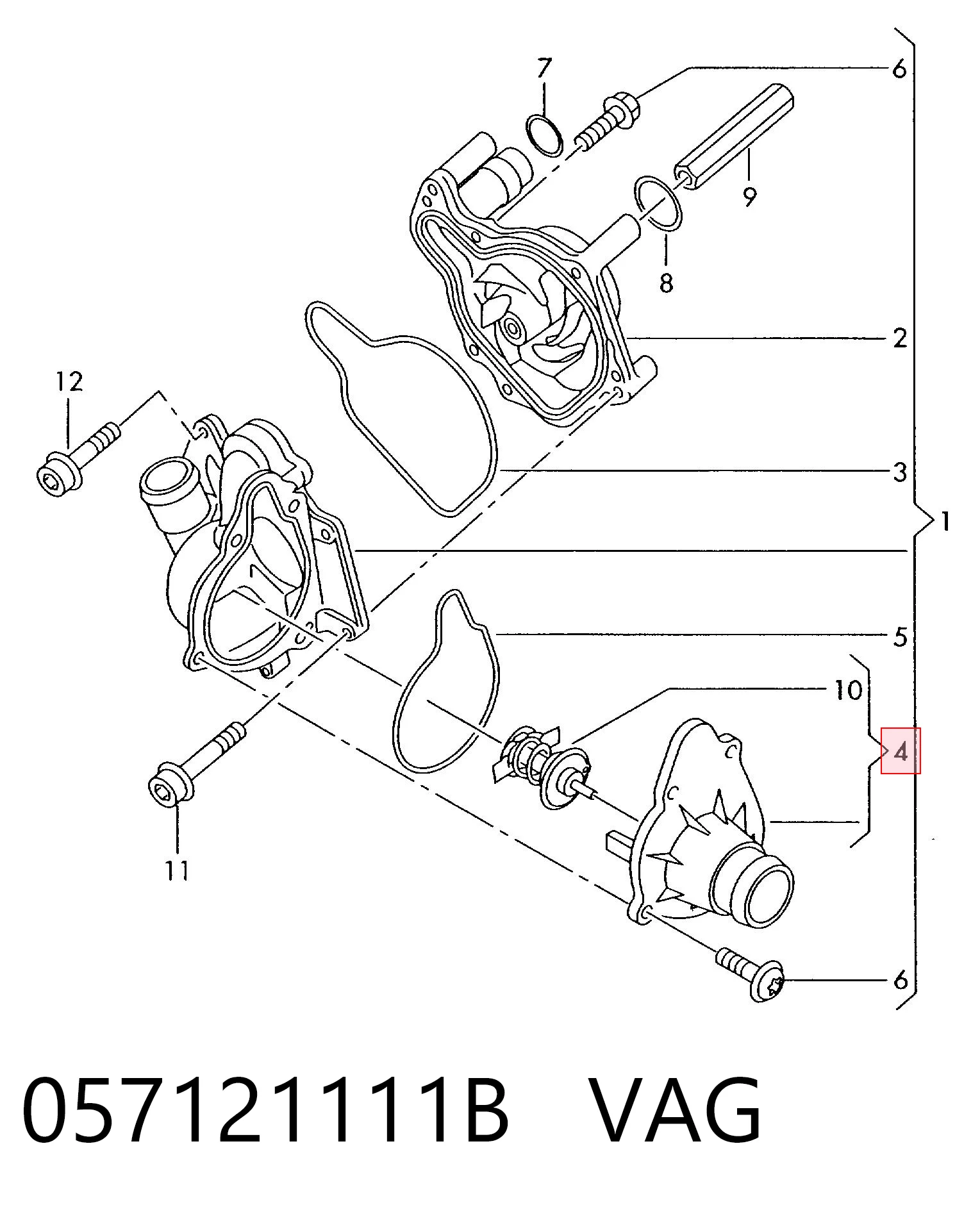 057121111B VAG