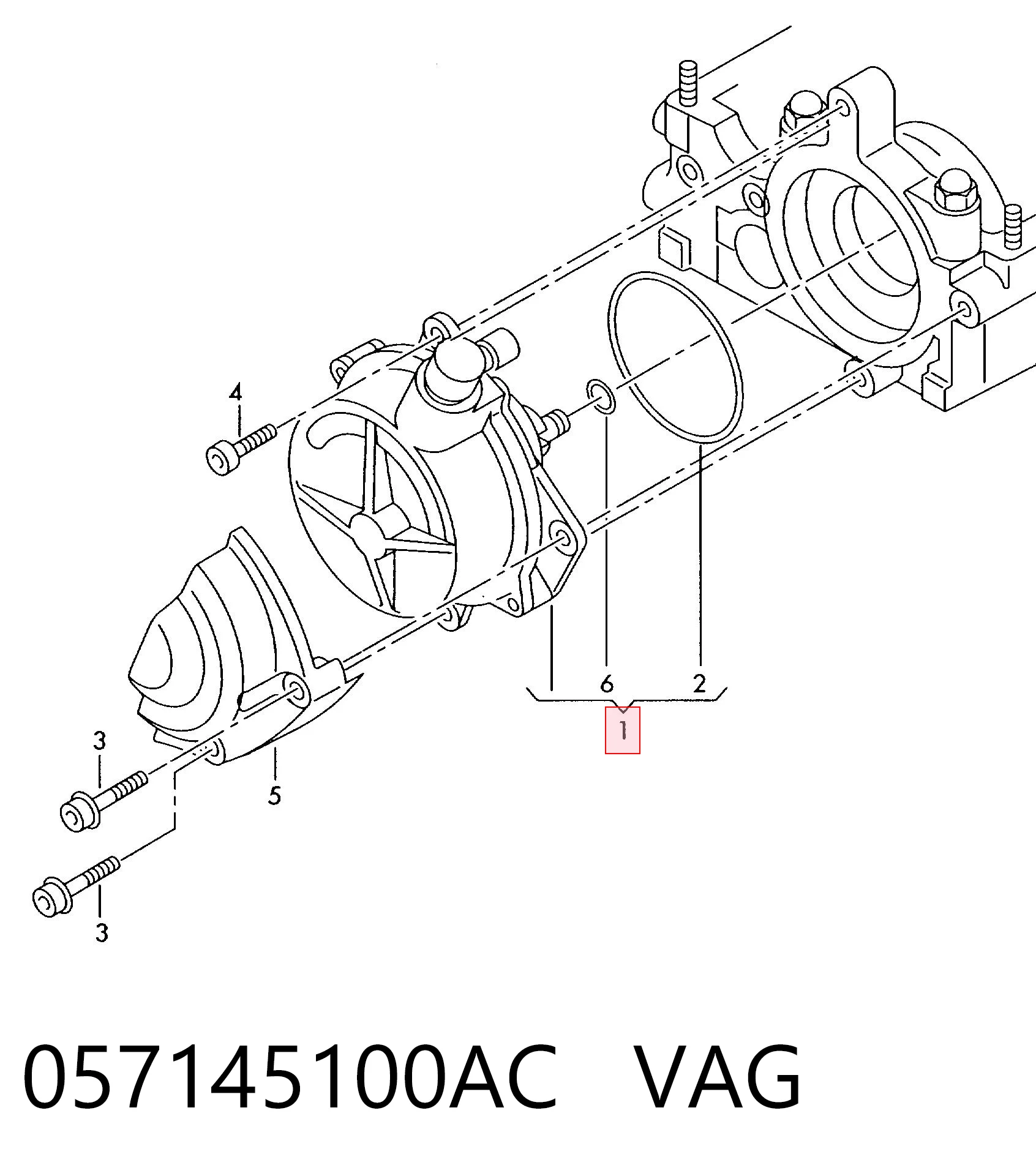 Pompa podciśnienia Volkswagen Touareg I SUV (7LA, 7L6, 7L7) (2002 - 2010) cena, od 89,79 USD