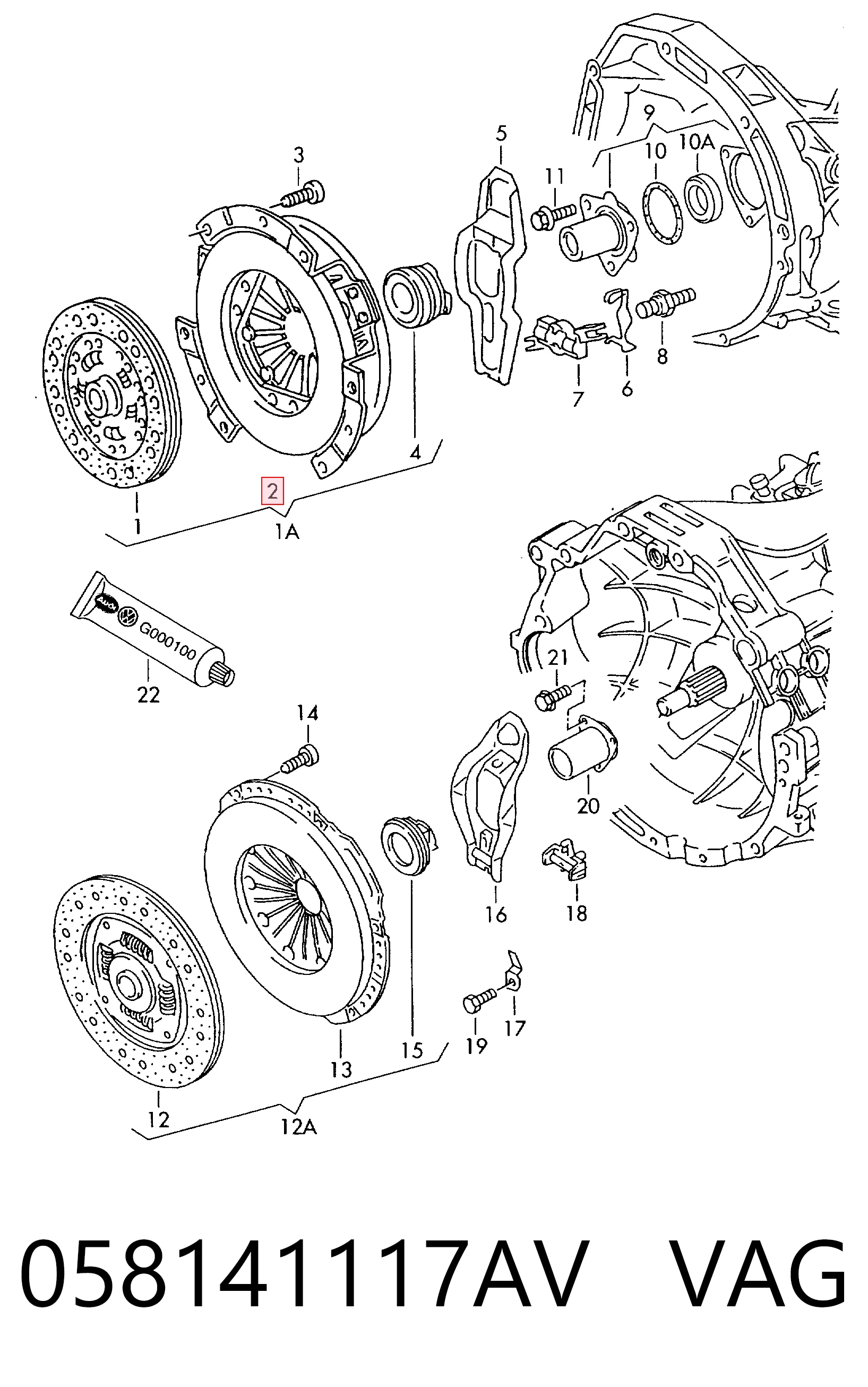  Docisk sprzęgła Audi A6 
