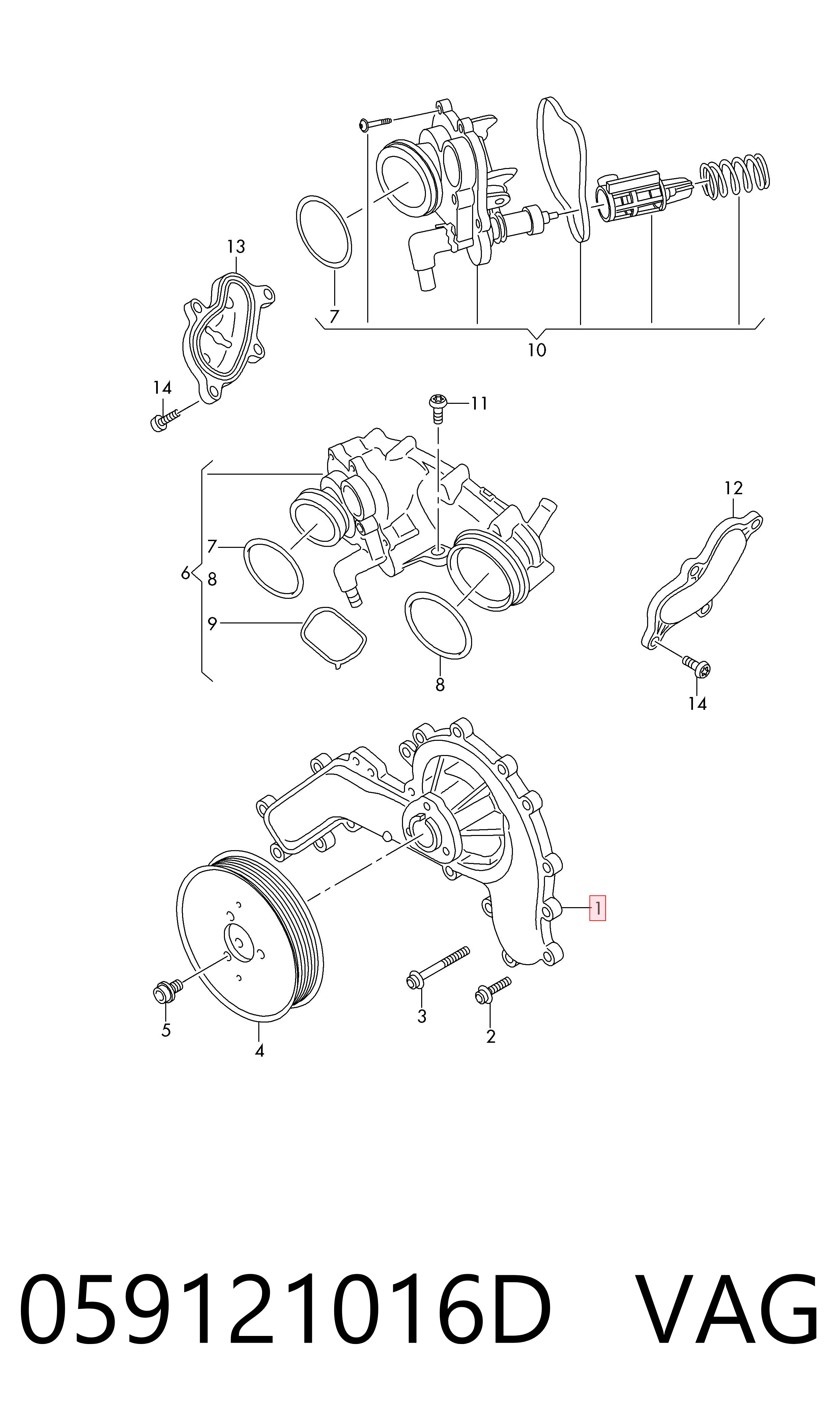 059121016D VAG