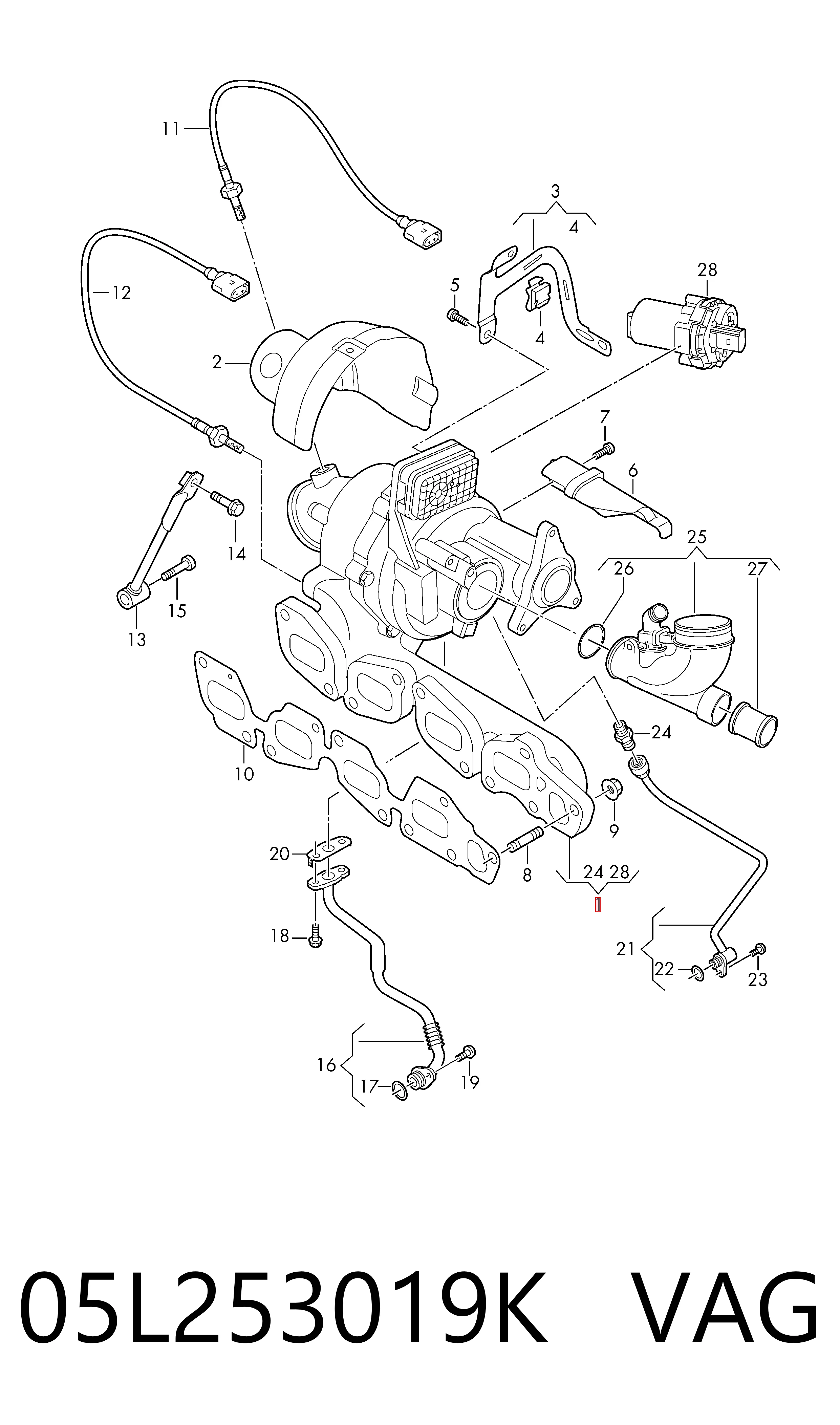 Turbina VAG 05L253019K cena, od 938,11 USD