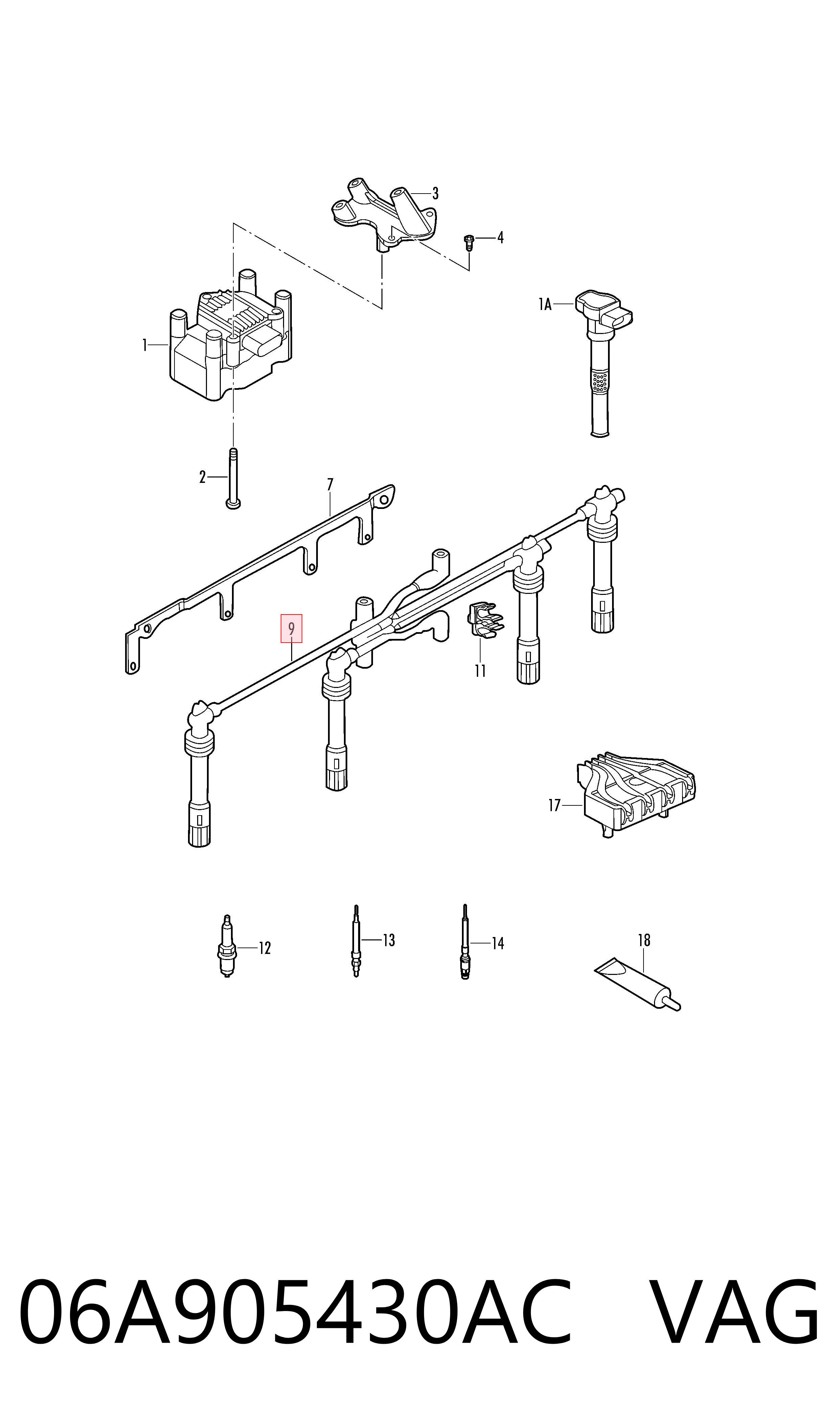 06A905430AC VAG