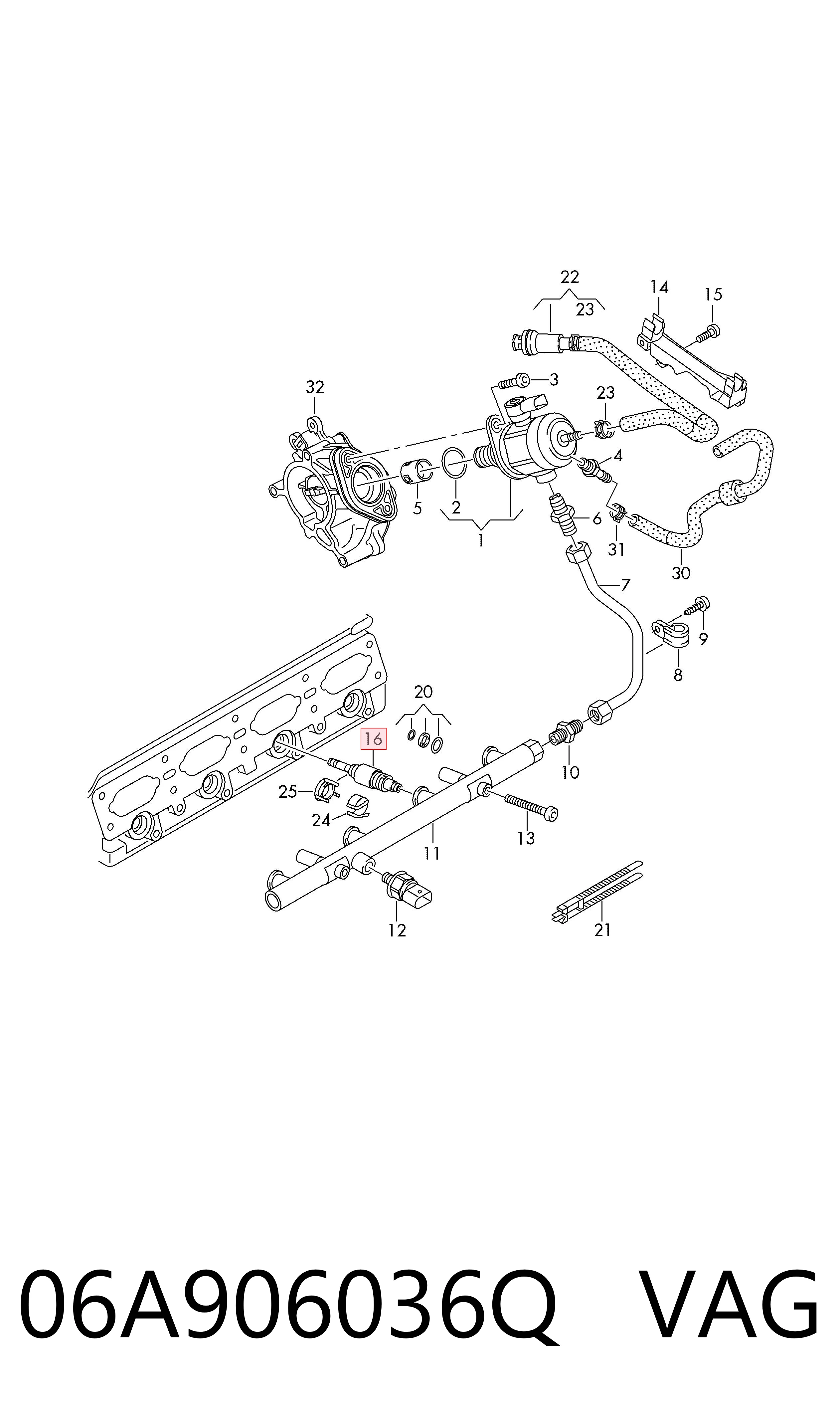 Wtryskiwacz paliwa VAG 06A906036Q cena, od 56,13 USD