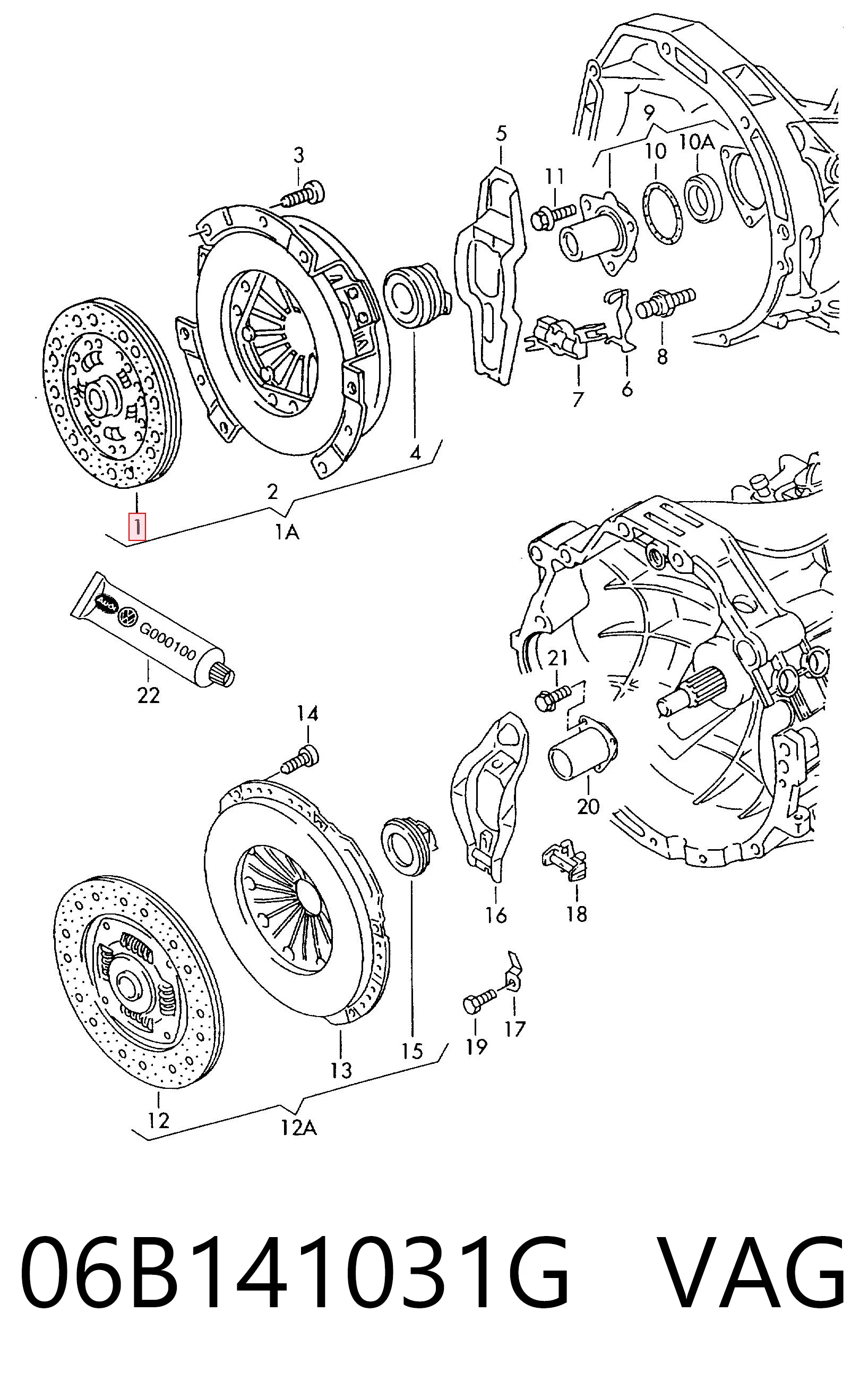 Tarcza sprzęgła do Audi A6 C4 4A5