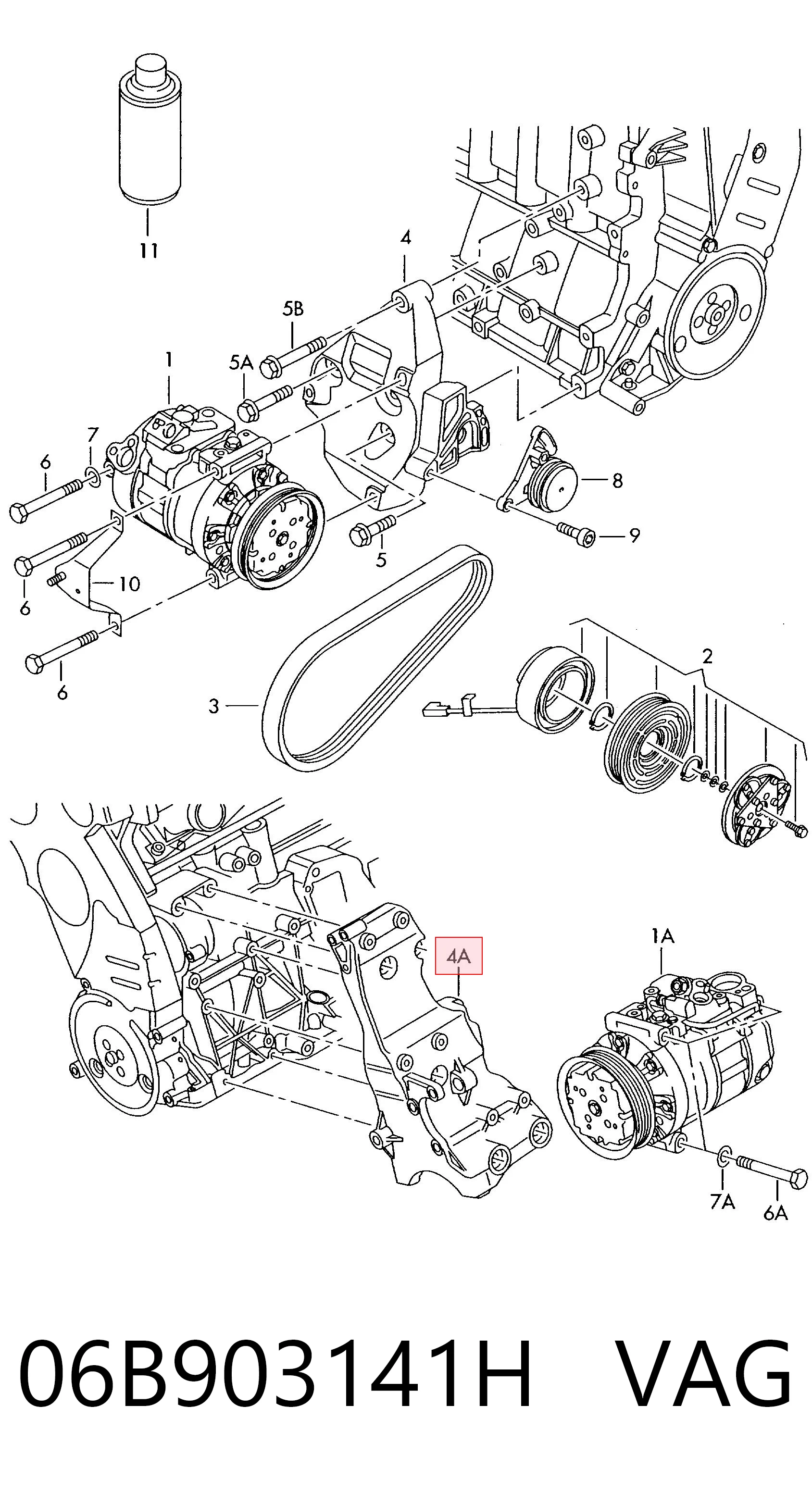Kupić Wspornik alternatora Audi A6 4B2, 4B4 w dobrej cenie
