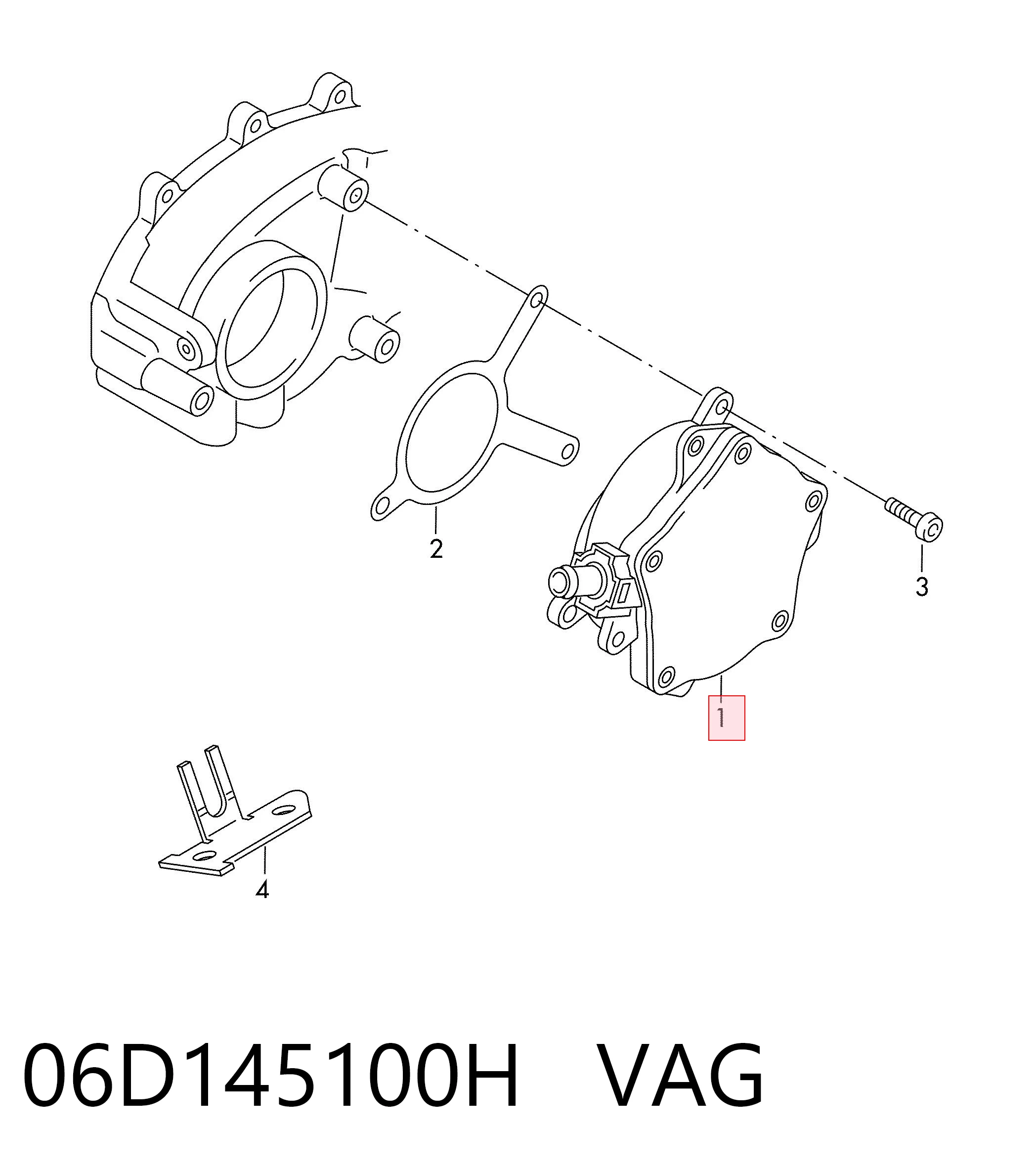 06D145100H VAG Pompa podciśnienia