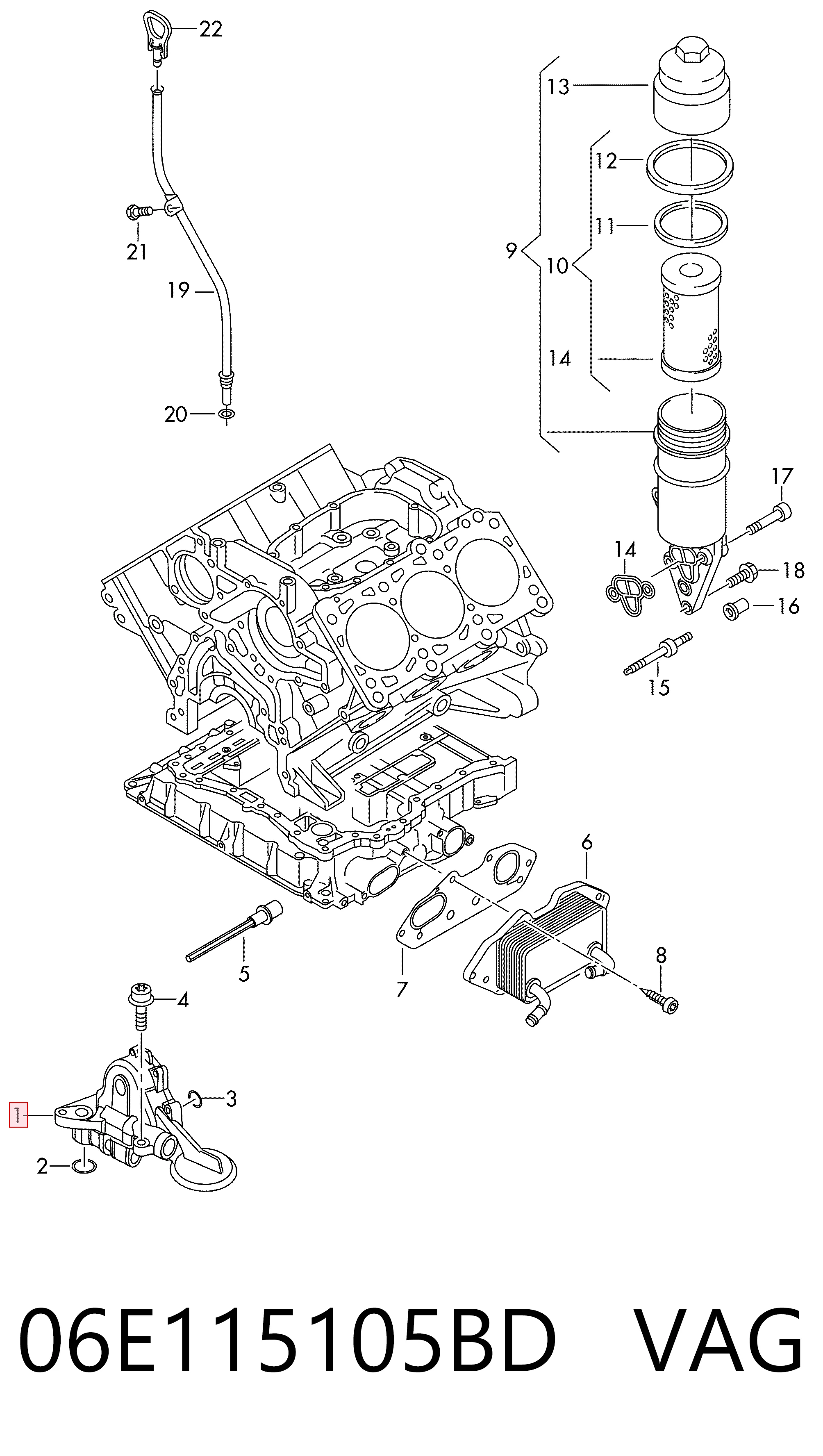 Do koszyka Pompa oleju Volkswagen Touareg II 7P5, 7P6