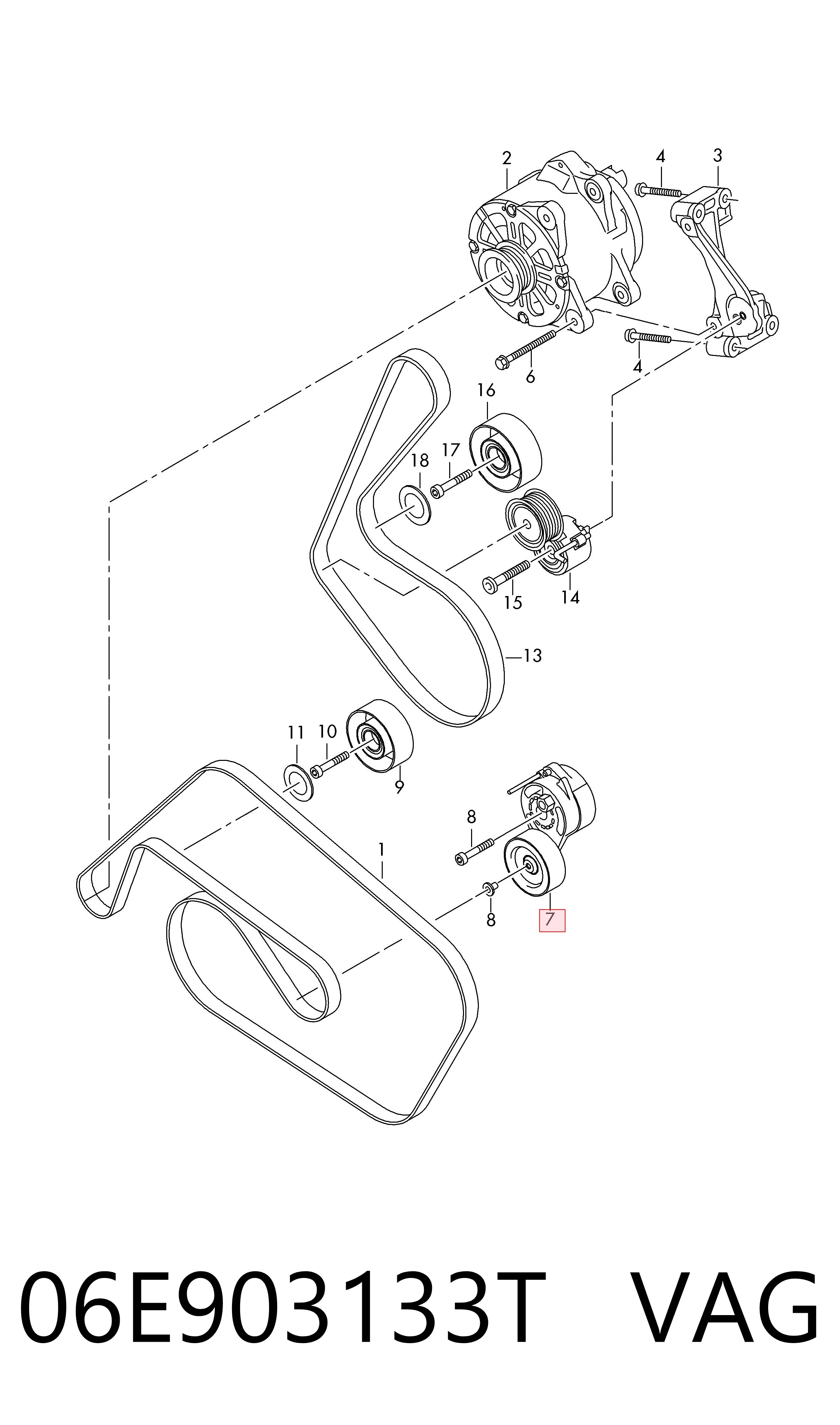 06E903133T VAG
