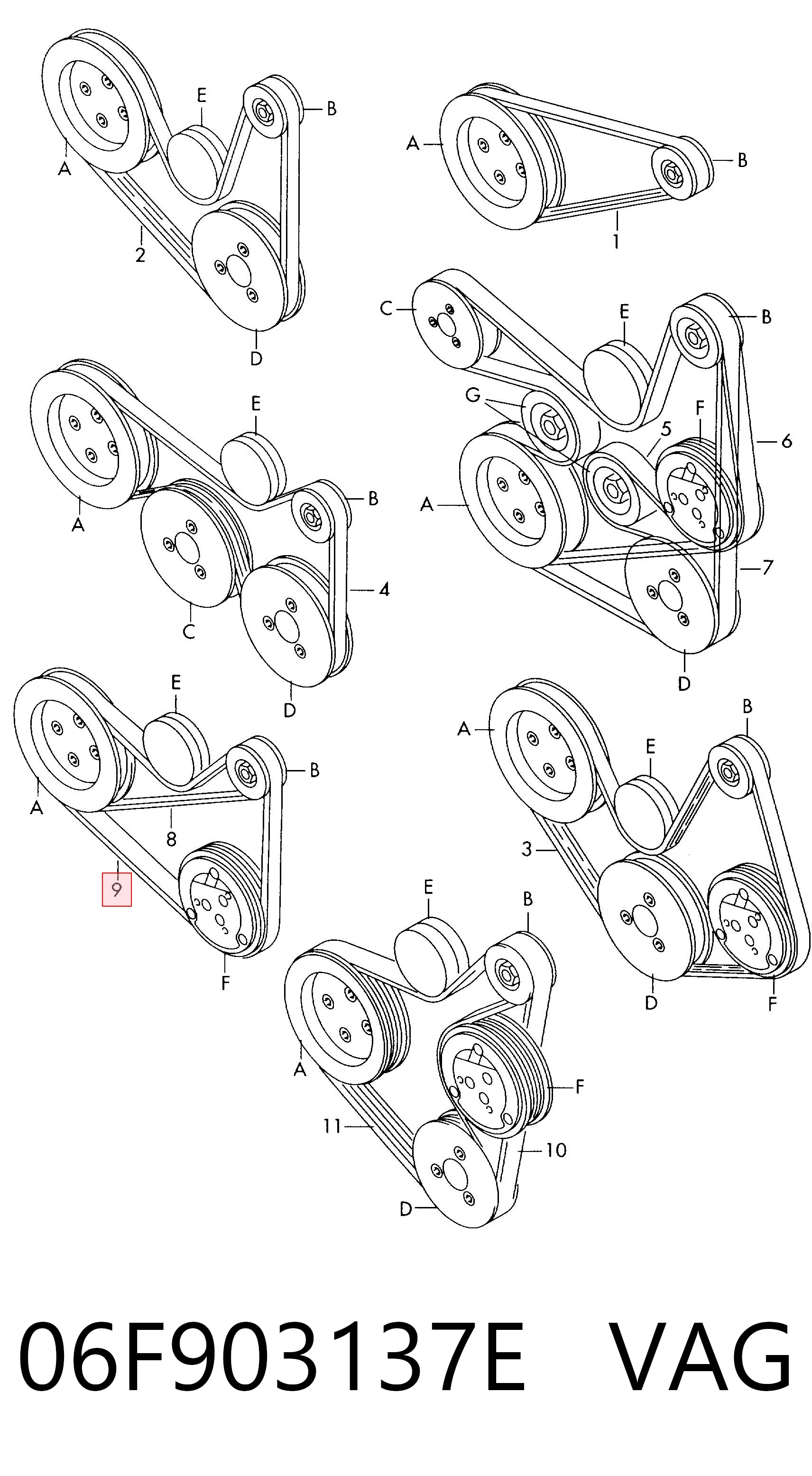 Do koszyka 71749449 Fiat/Alfa/Lancia Pas napędowy mechanizmów