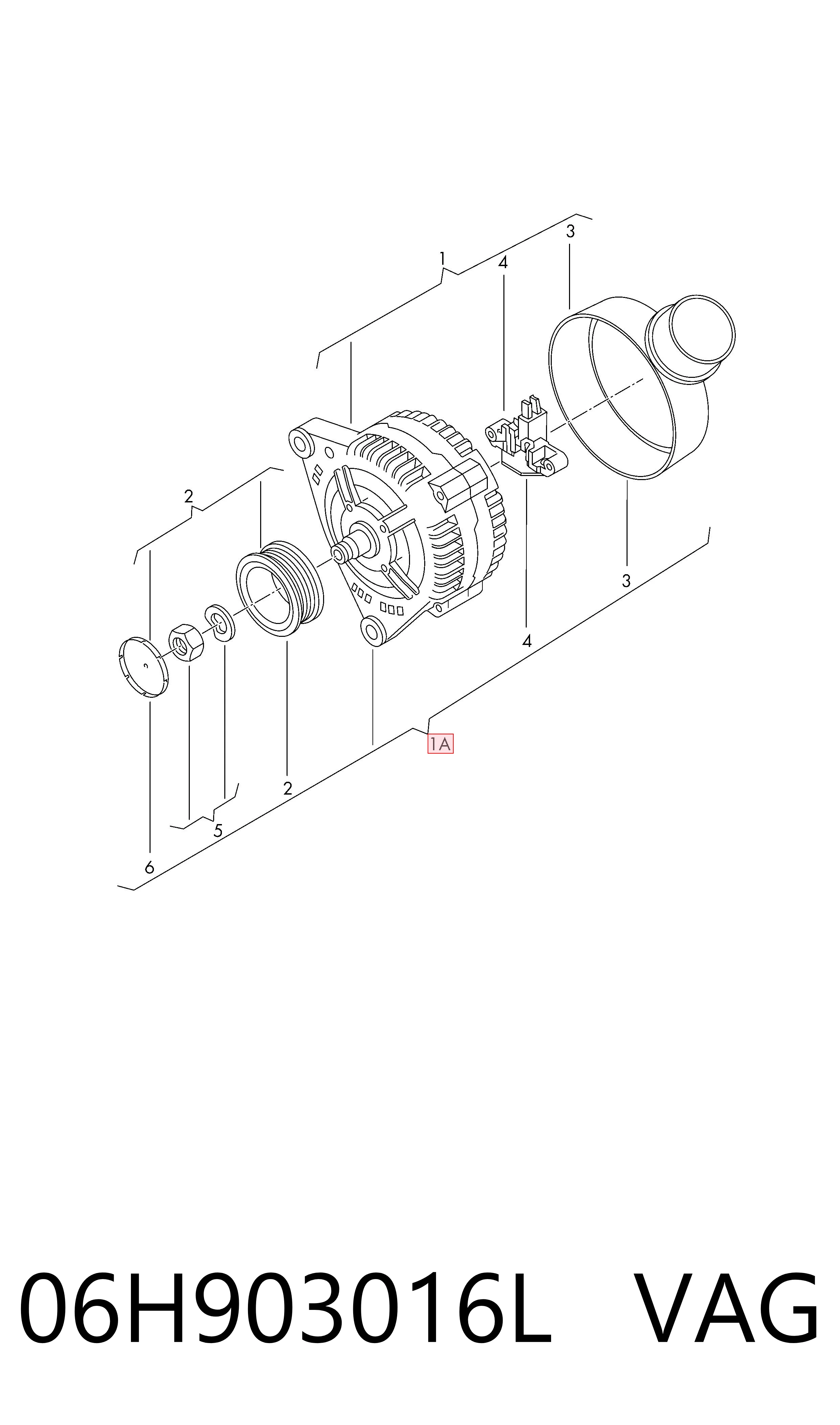 06H903016L VAG Alternator