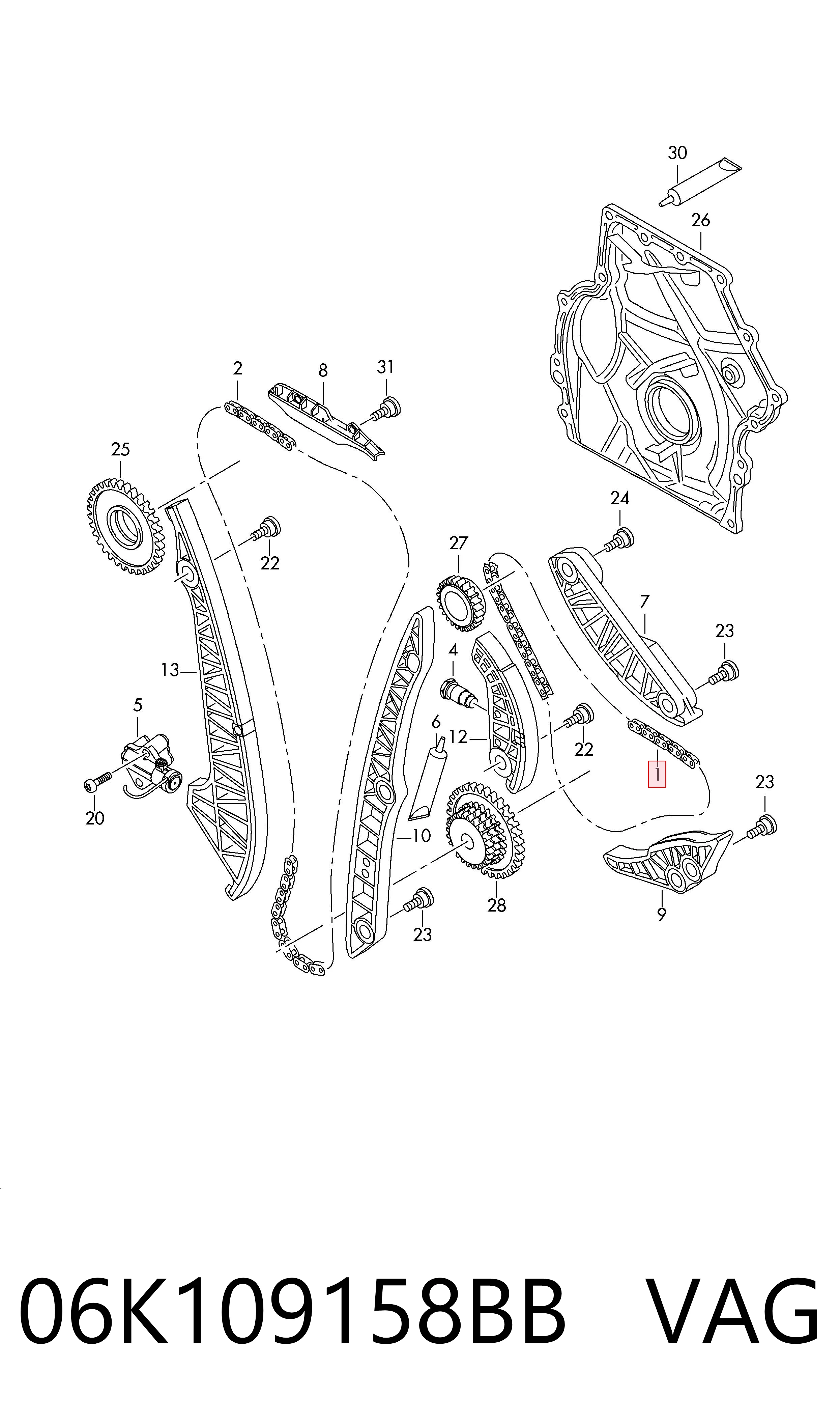 06K109158BB VAG